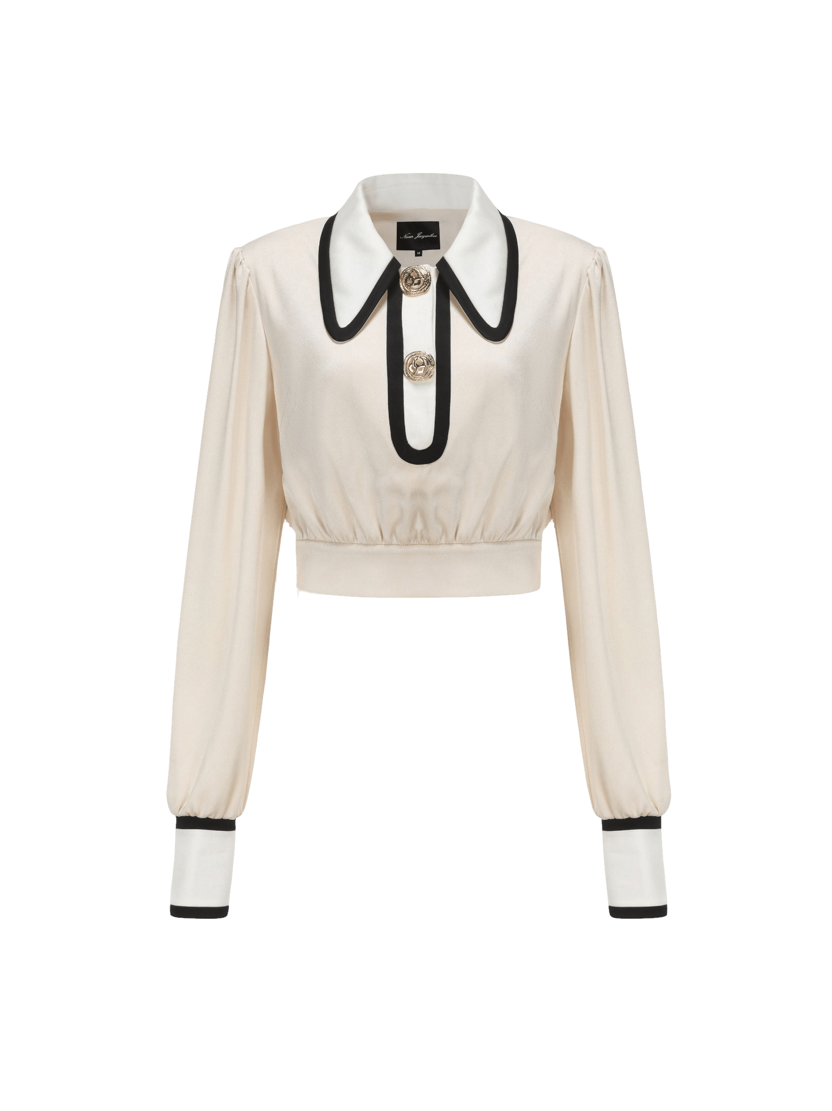 Lori Satin Top in White made by Nana Jacqueline