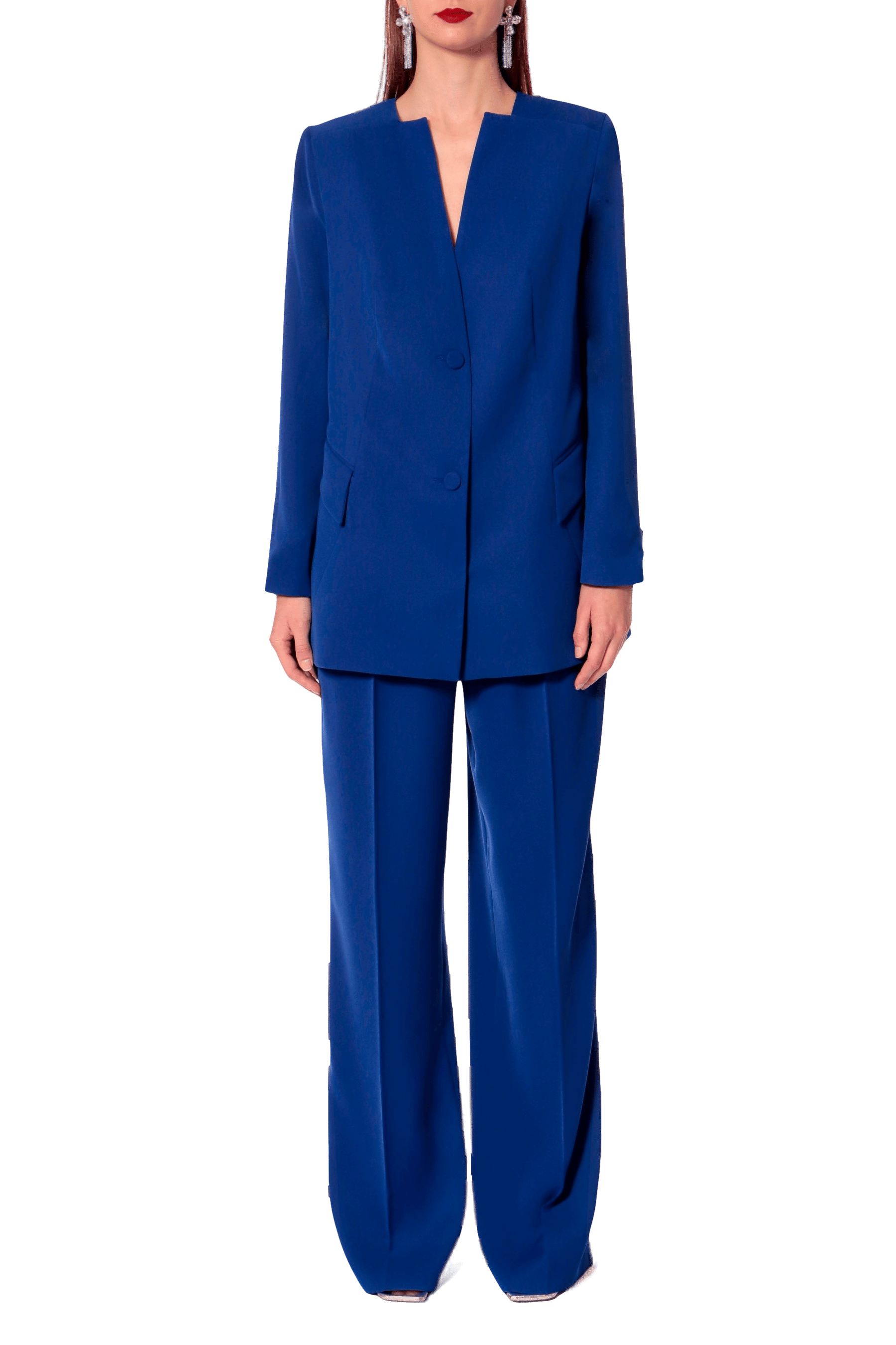 Blazer Natalie Bluing in Blue made by HALEWSKI