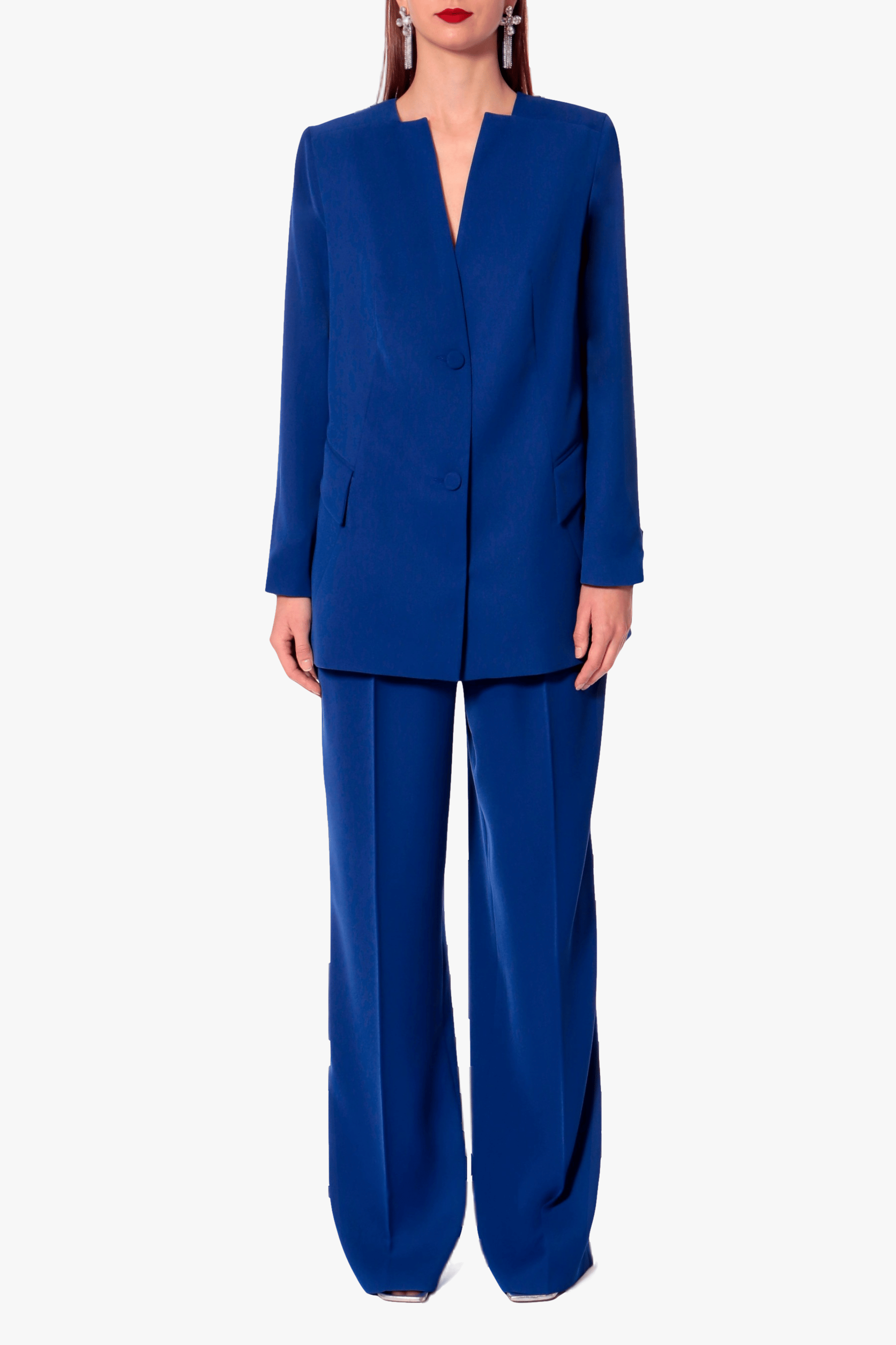 Blazer Natalie Bluing in Blue made by HALEWSKI