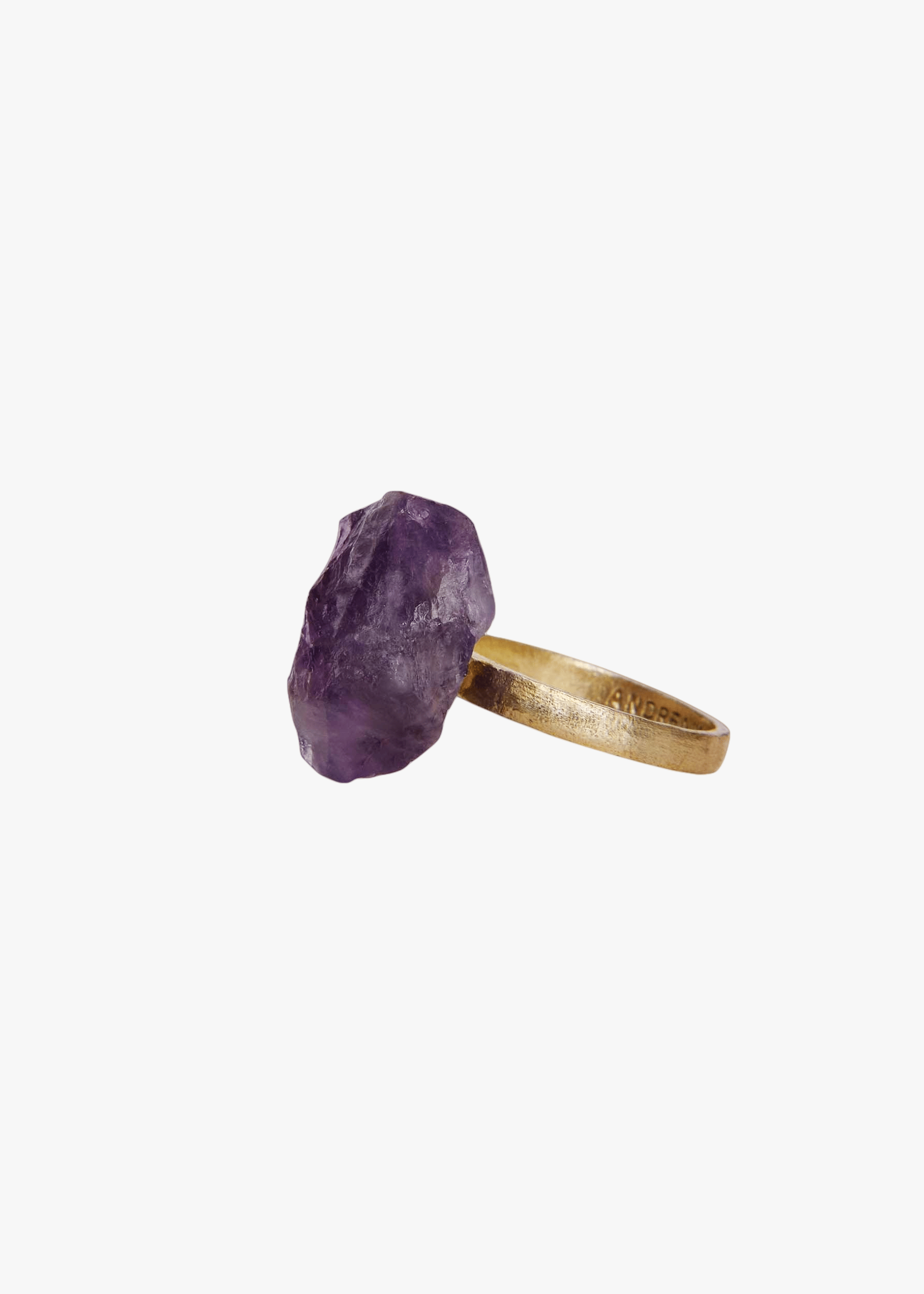 KARR AMETHYST GEMSTONE RING made by Andrea Iyamah