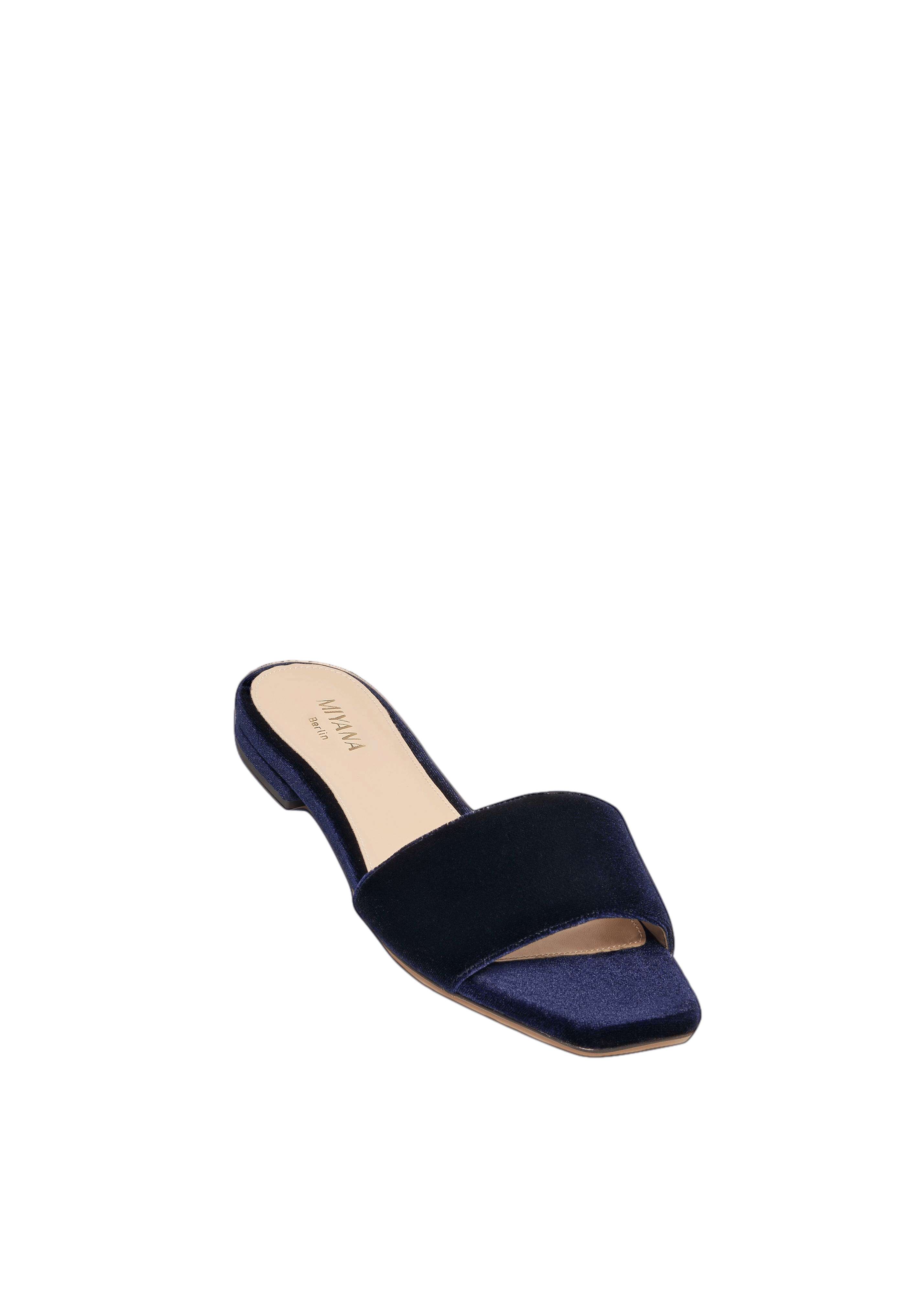 Lola Slides in Blue made by Miyana Berlin