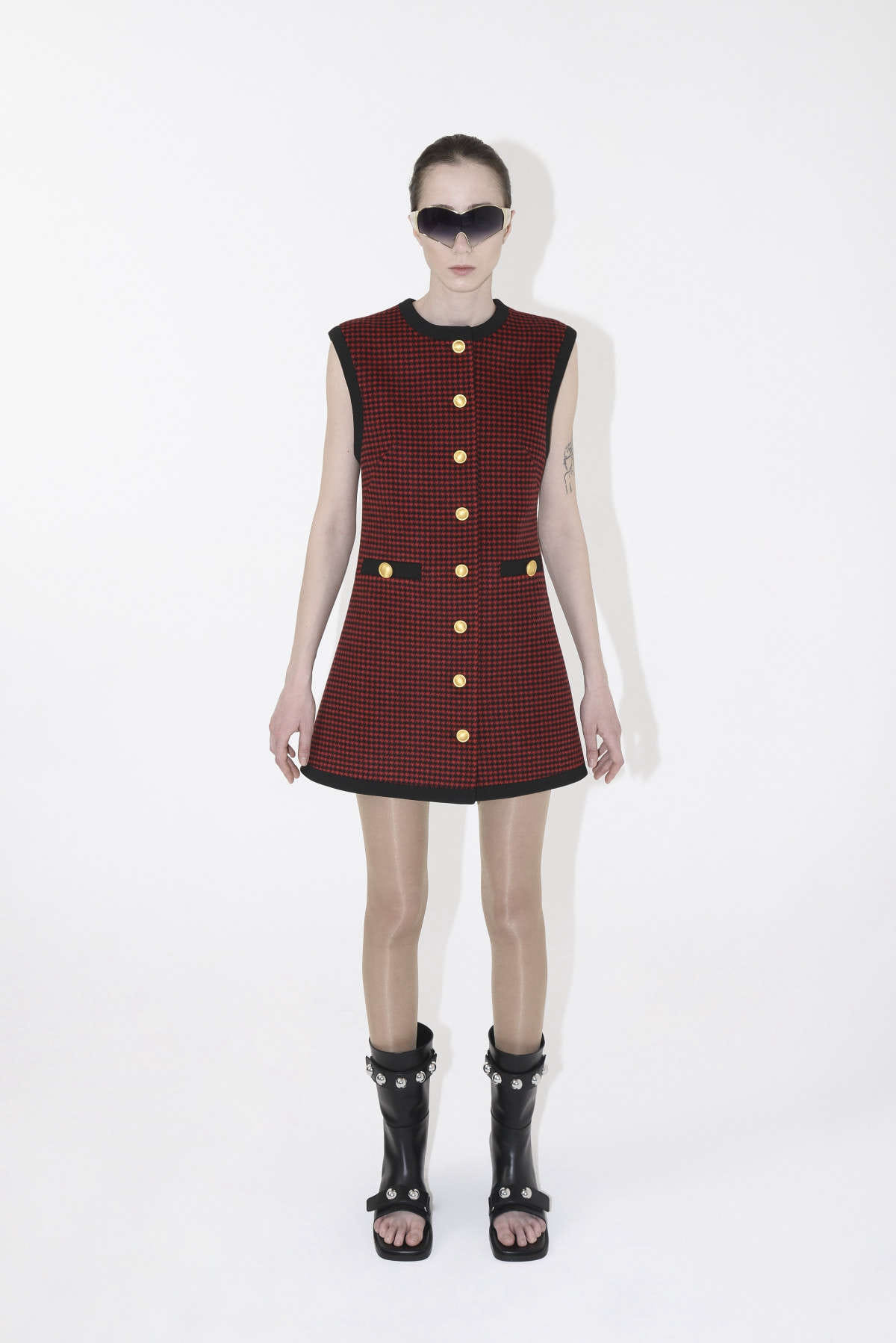 WOOL MINI DRESS made by KEBURIA