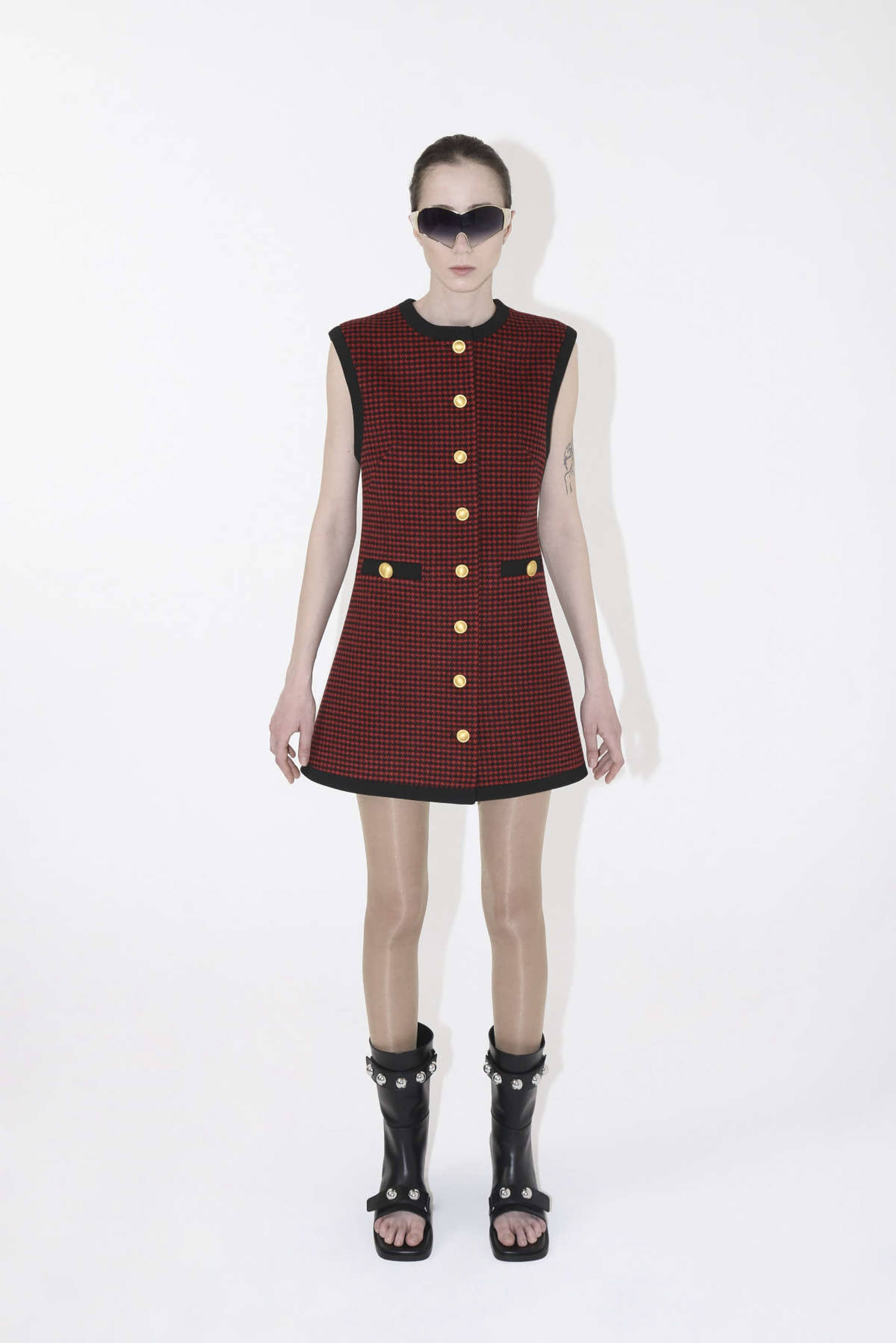 WOOL MINI DRESS made by KEBURIA