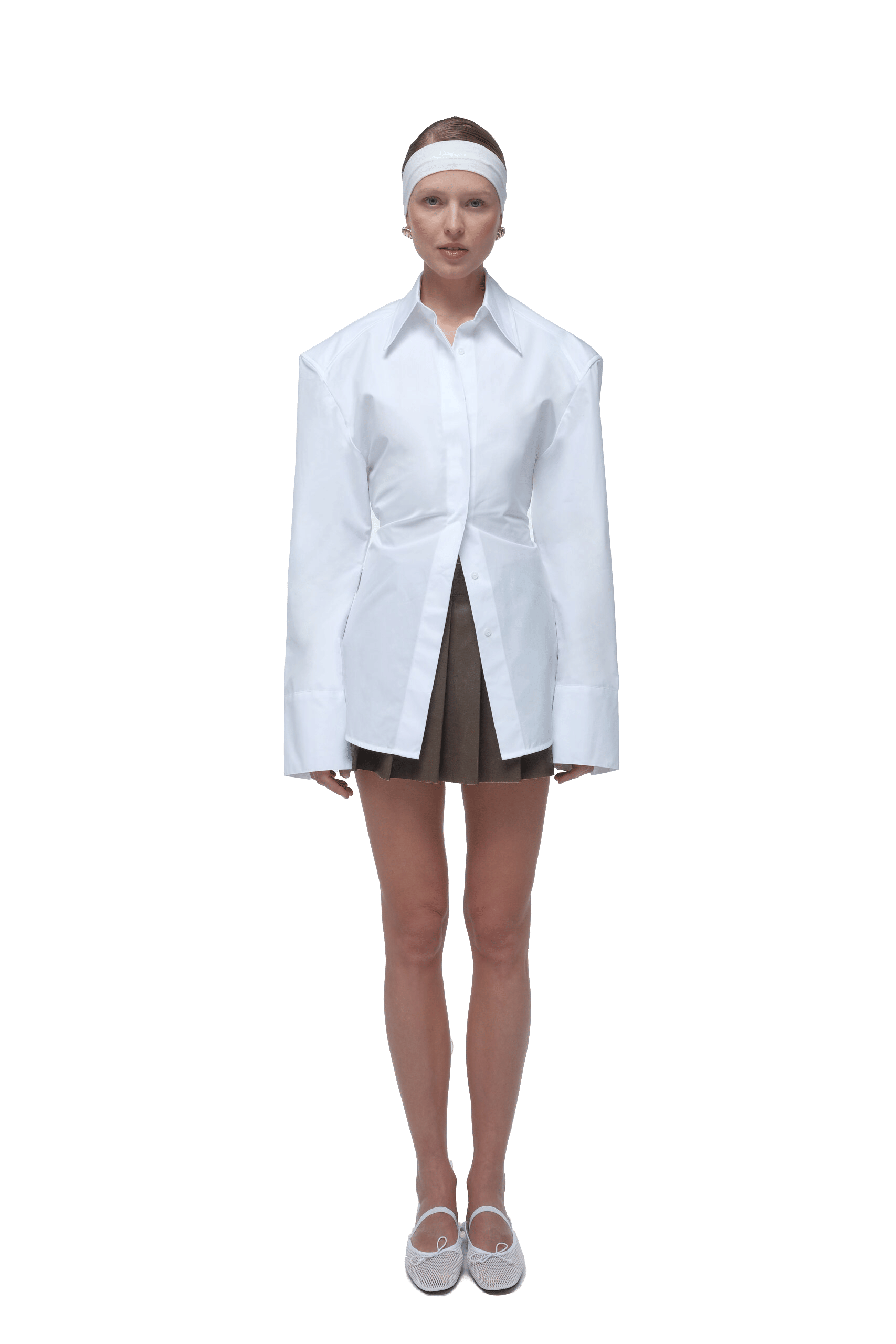 White padded shirt made by AFTERHOURS