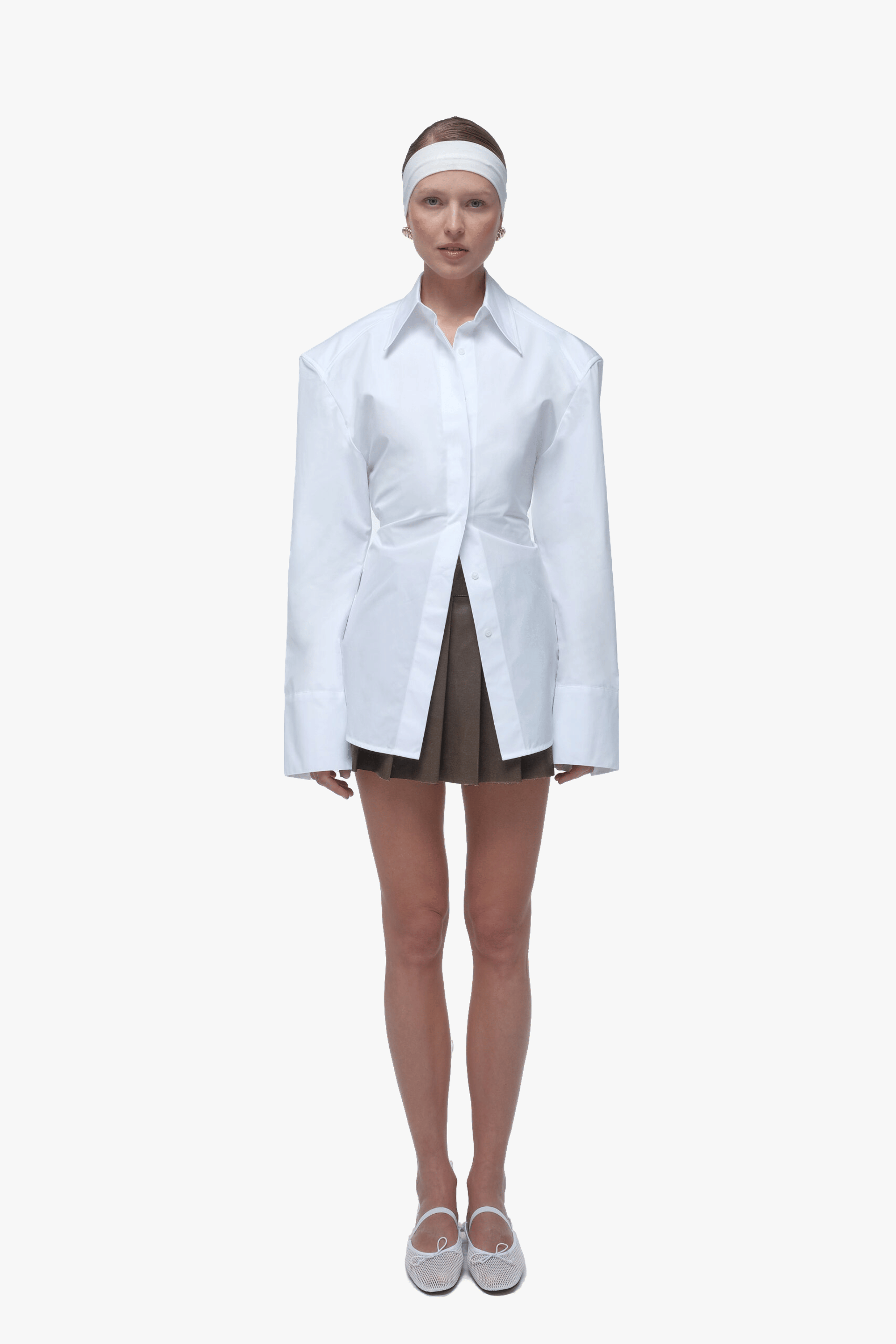 White padded shirt made by AFTERHOURS