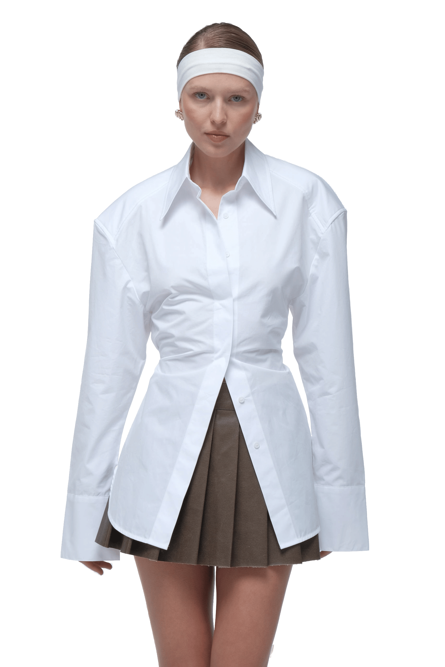 White padded shirt made by AFTERHOURS