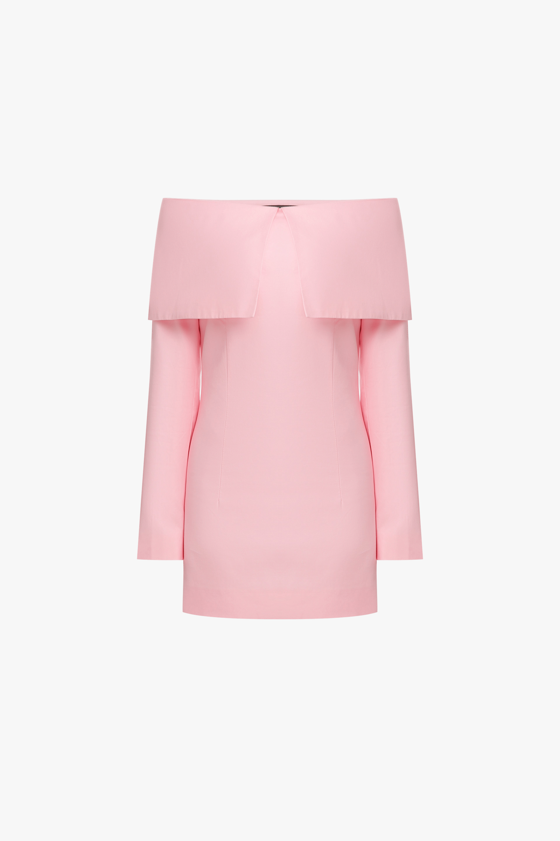 Large fold-down collar dress made by A.M.G