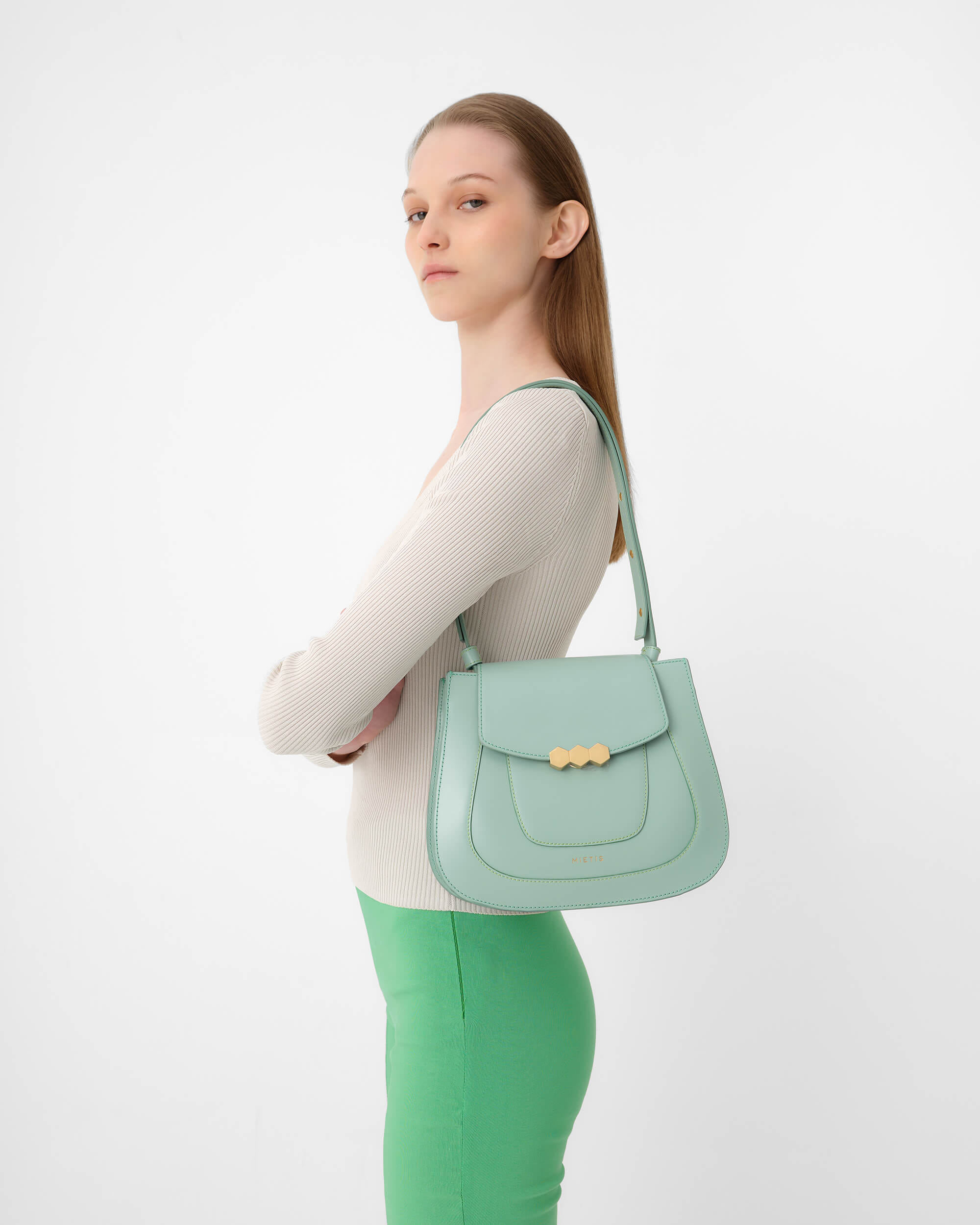 Jill Mint green in Green made by Mietis