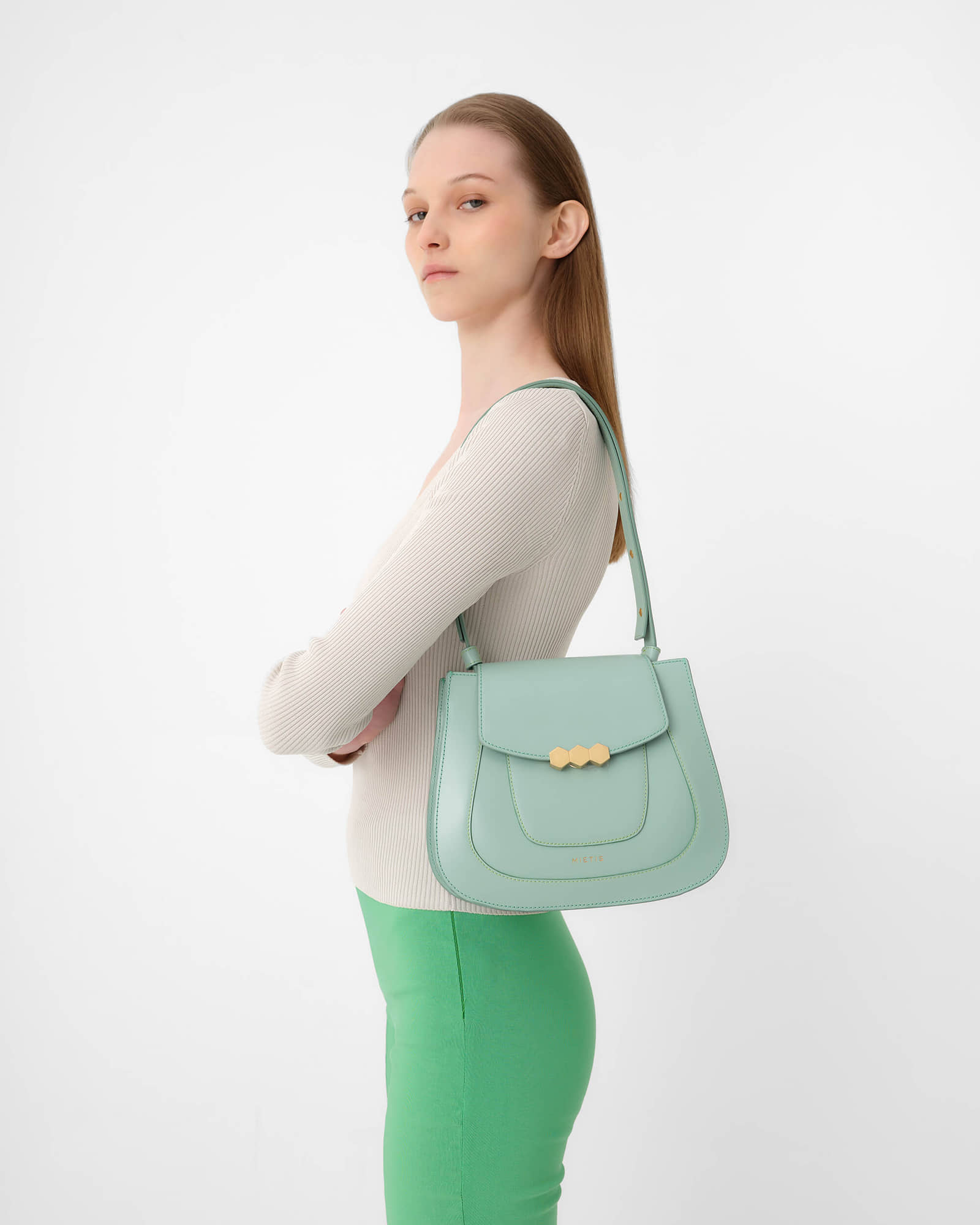 Jill Mint green in Green made by Mietis