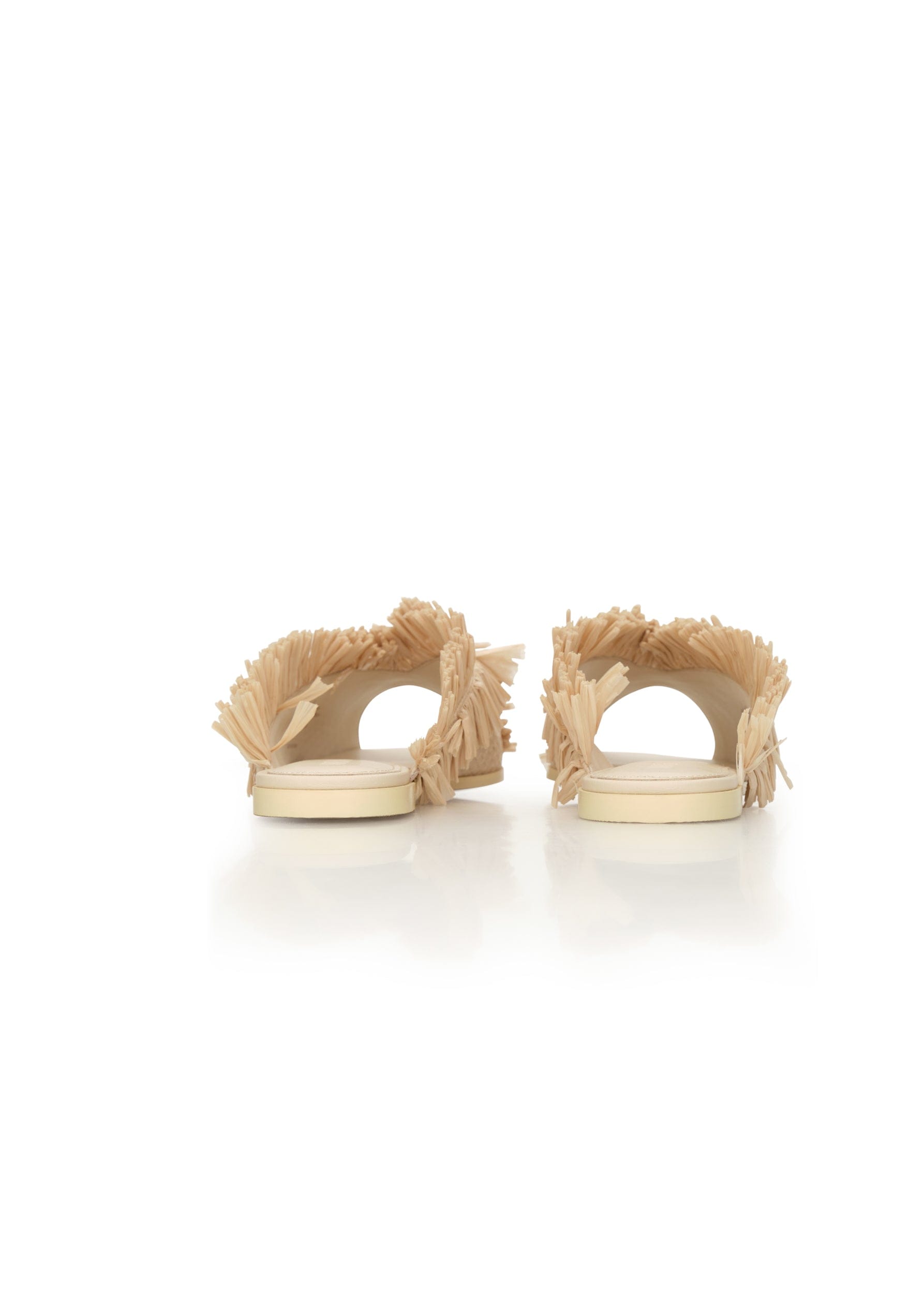 POLA SLIPPERS - NATURAL made by Andrea Iyamah