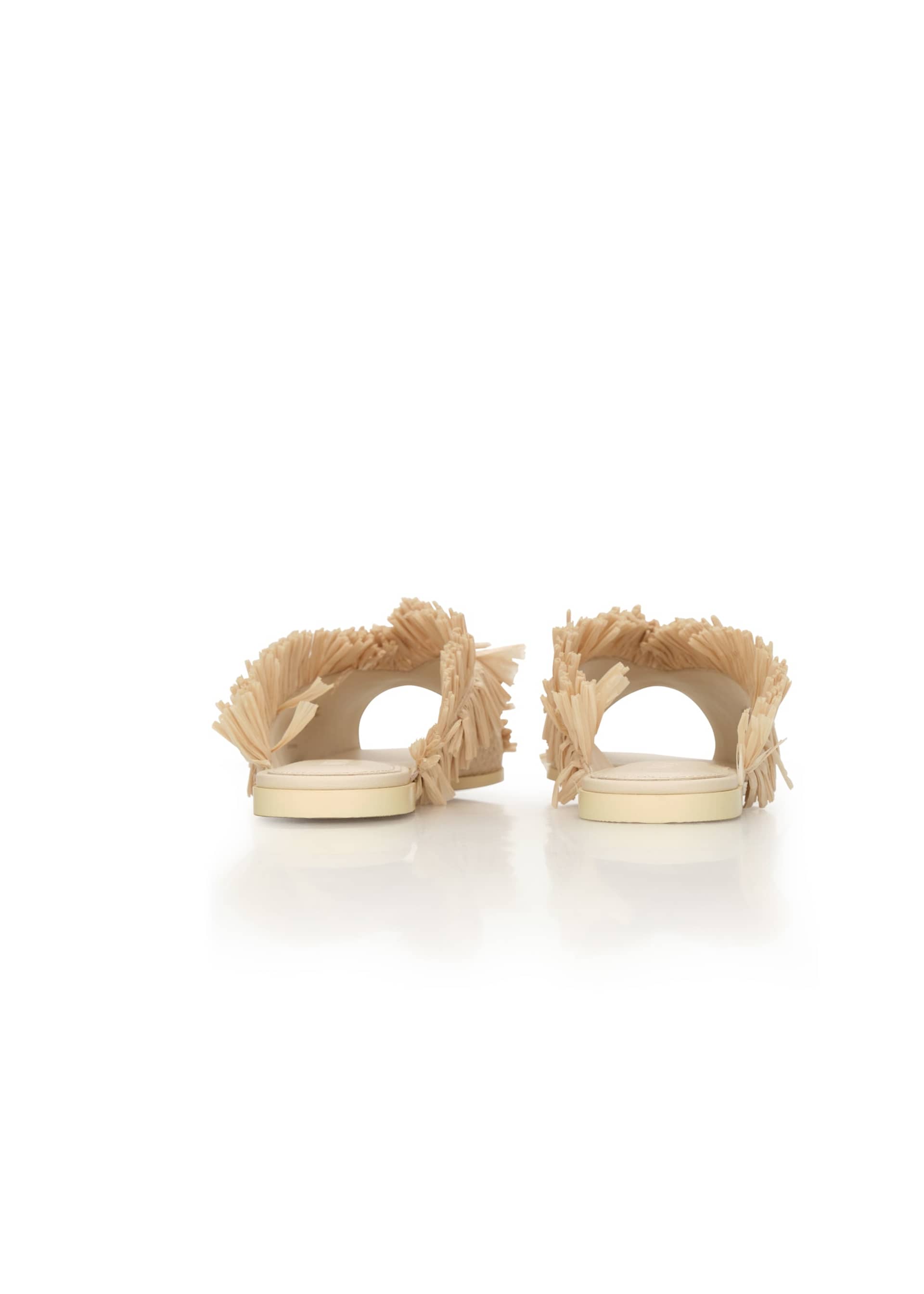 POLA SLIPPERS - NATURAL made by Andrea Iyamah