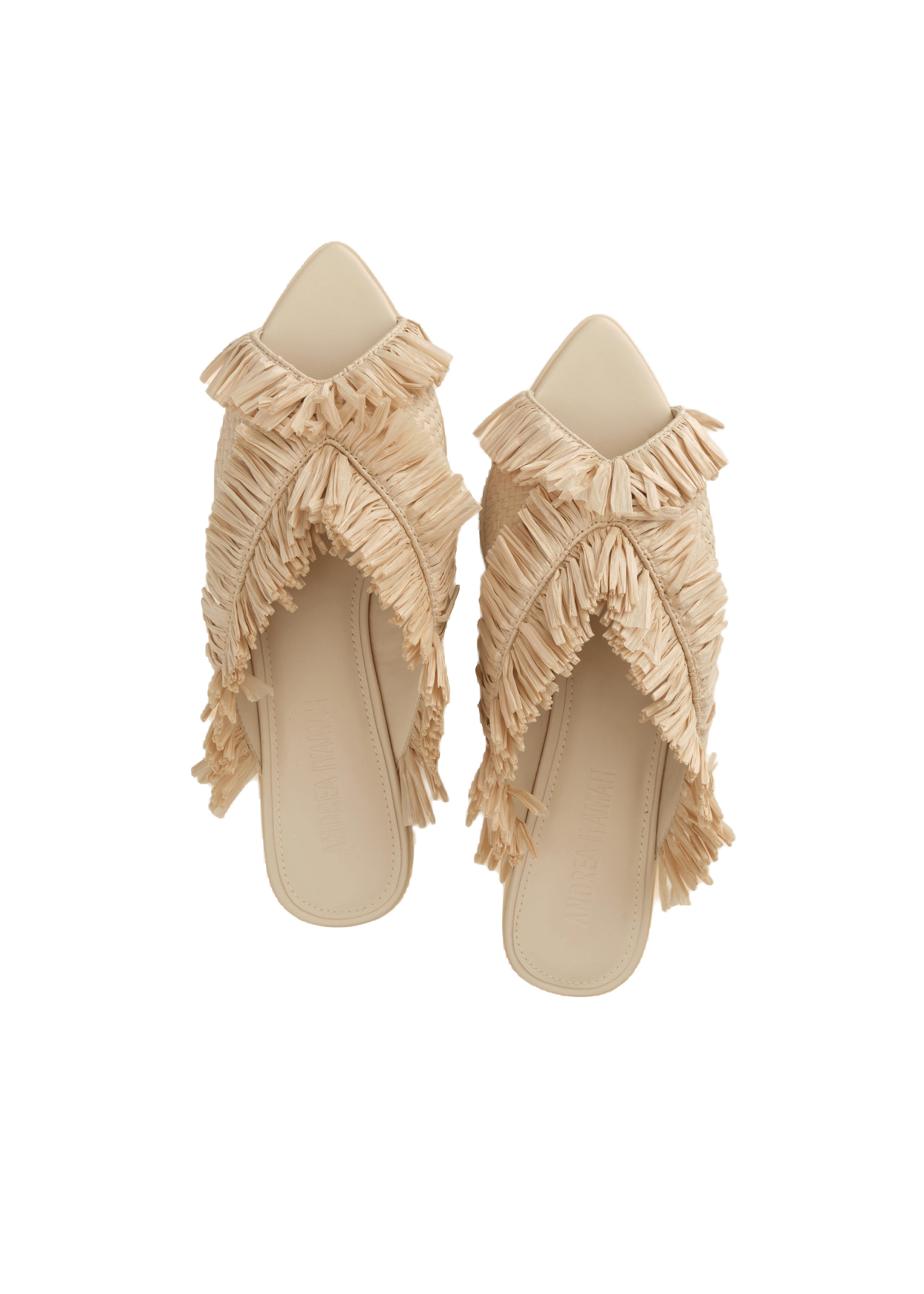 POLA SLIPPERS - NATURAL made by Andrea Iyamah