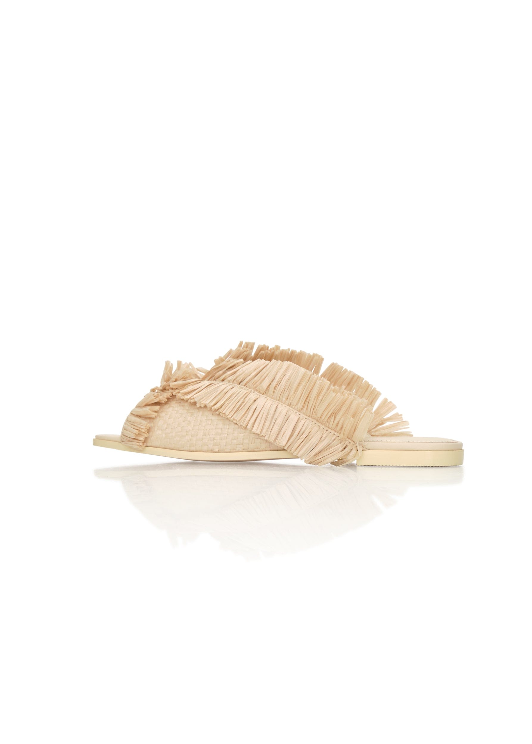 POLA SLIPPERS - NATURAL made by Andrea Iyamah