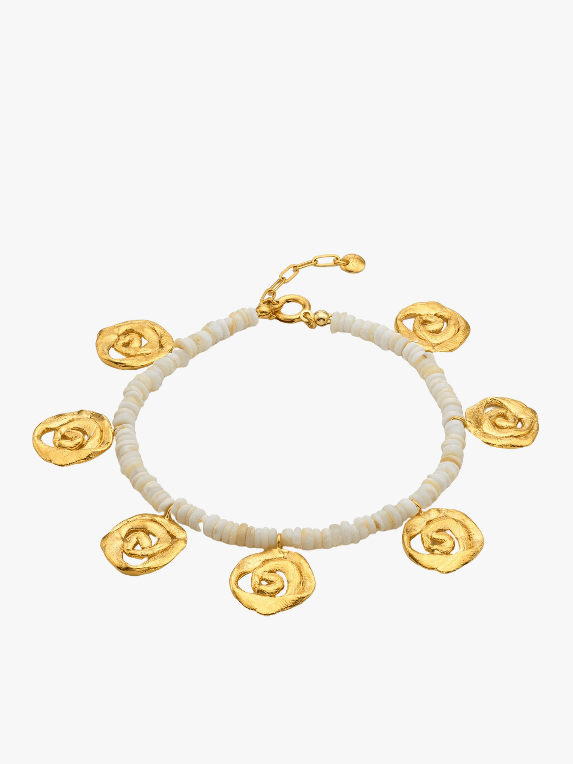 Origin Opal Anklet Gold made by Eva Remenyi