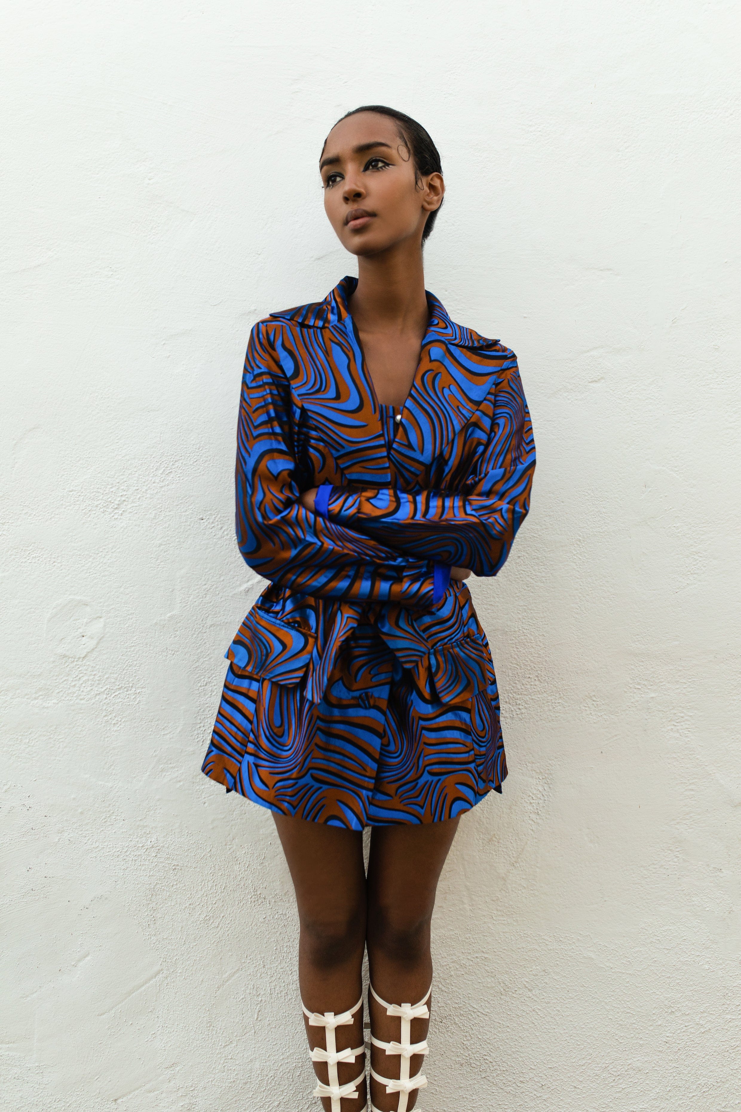 Blue Marilyn Jacket №23 made by ANDREEVA