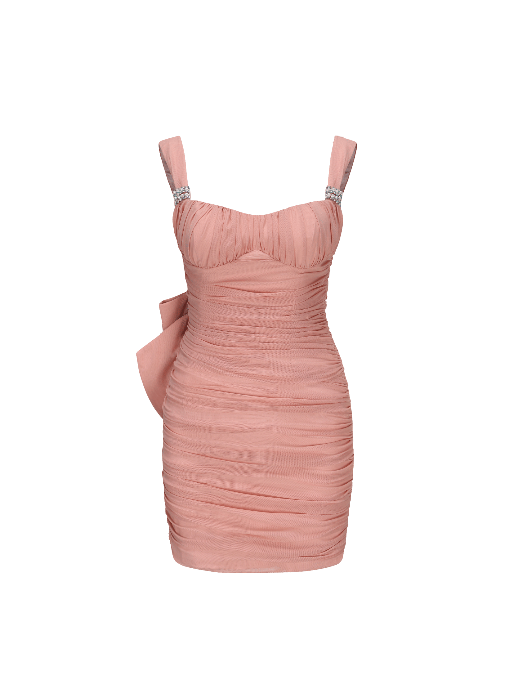 Yasmin Dress With Gloves (Pink) (Final Sale) in Pink made by Nana Jacqueline