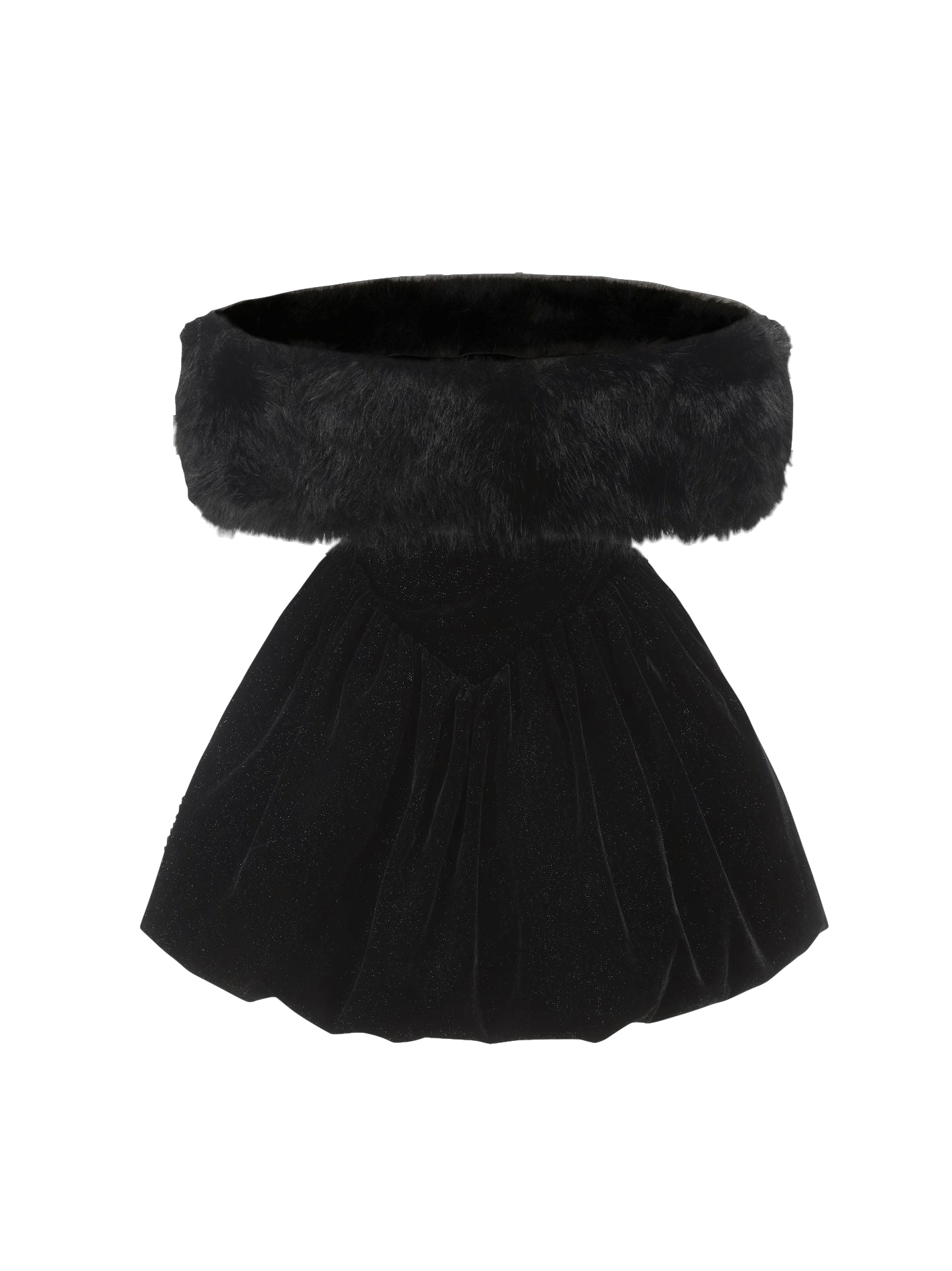 Candice Velvet Dress (Black) made by Nana Jacqueline