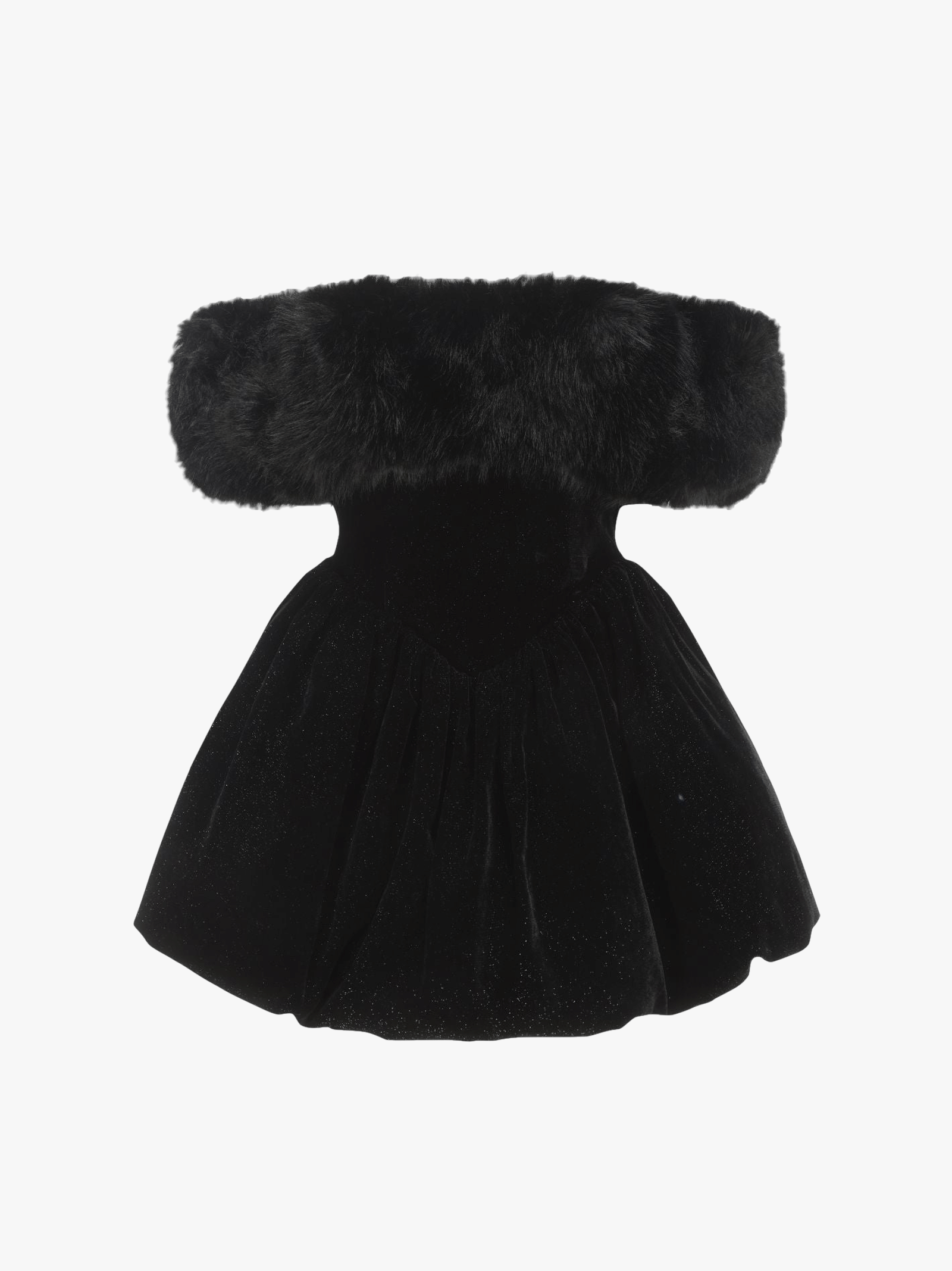 Candice Velvet Dress (Black) made by Nana Jacqueline