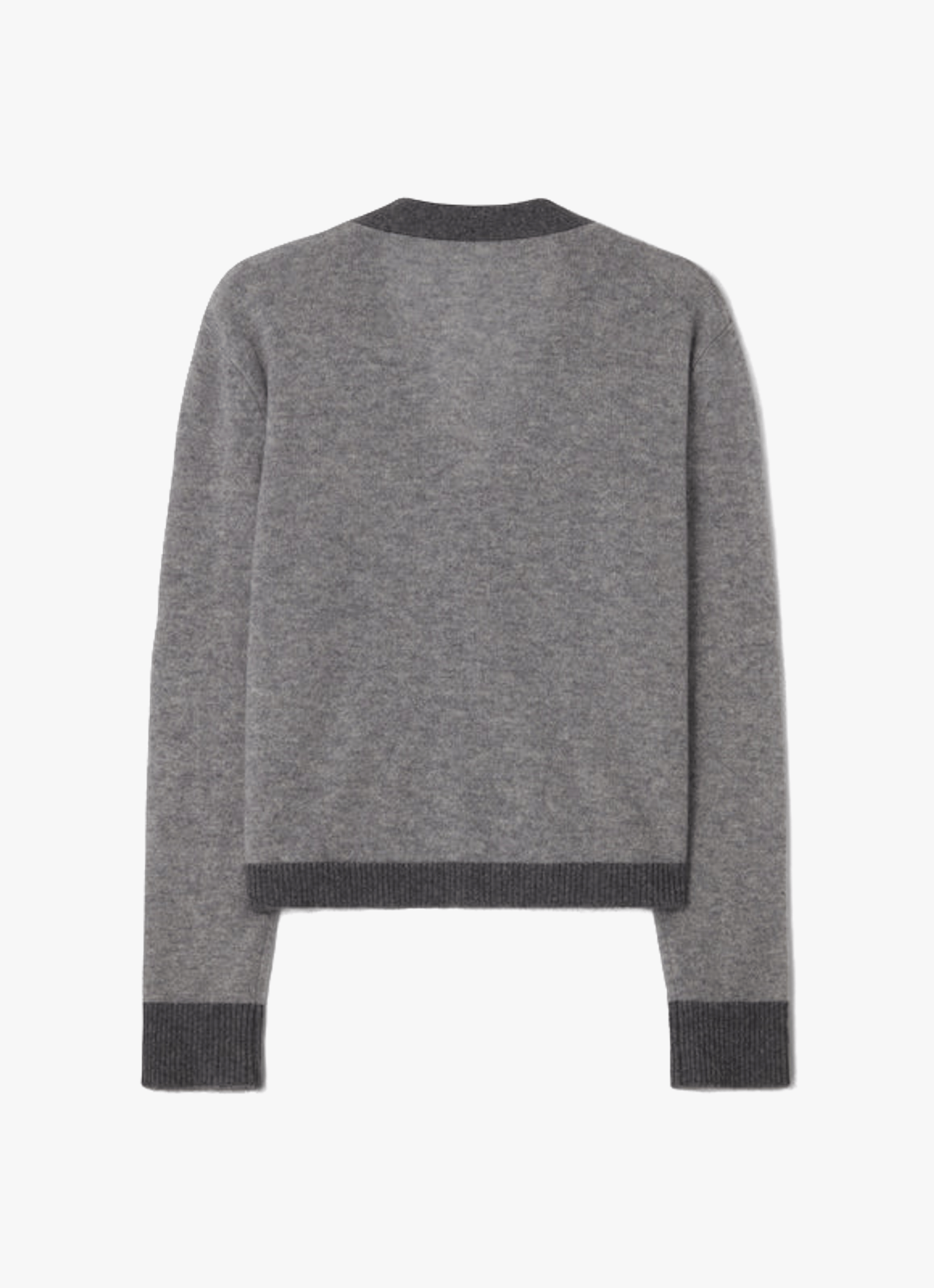 Colourblock Cardigan Grey & Grey made by CLOEYS