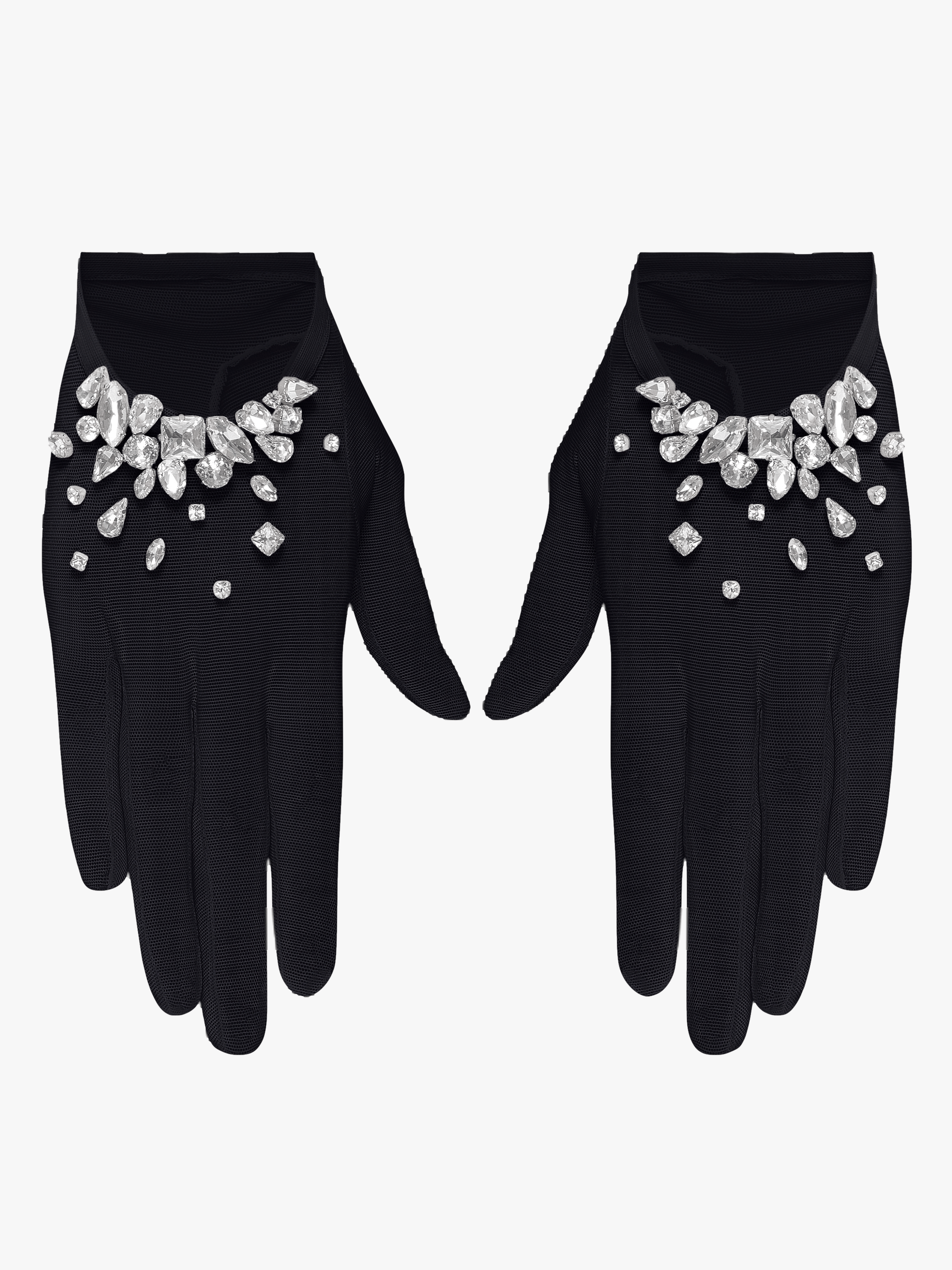 Crystal Mini Gloves in Black made by NDS The Label