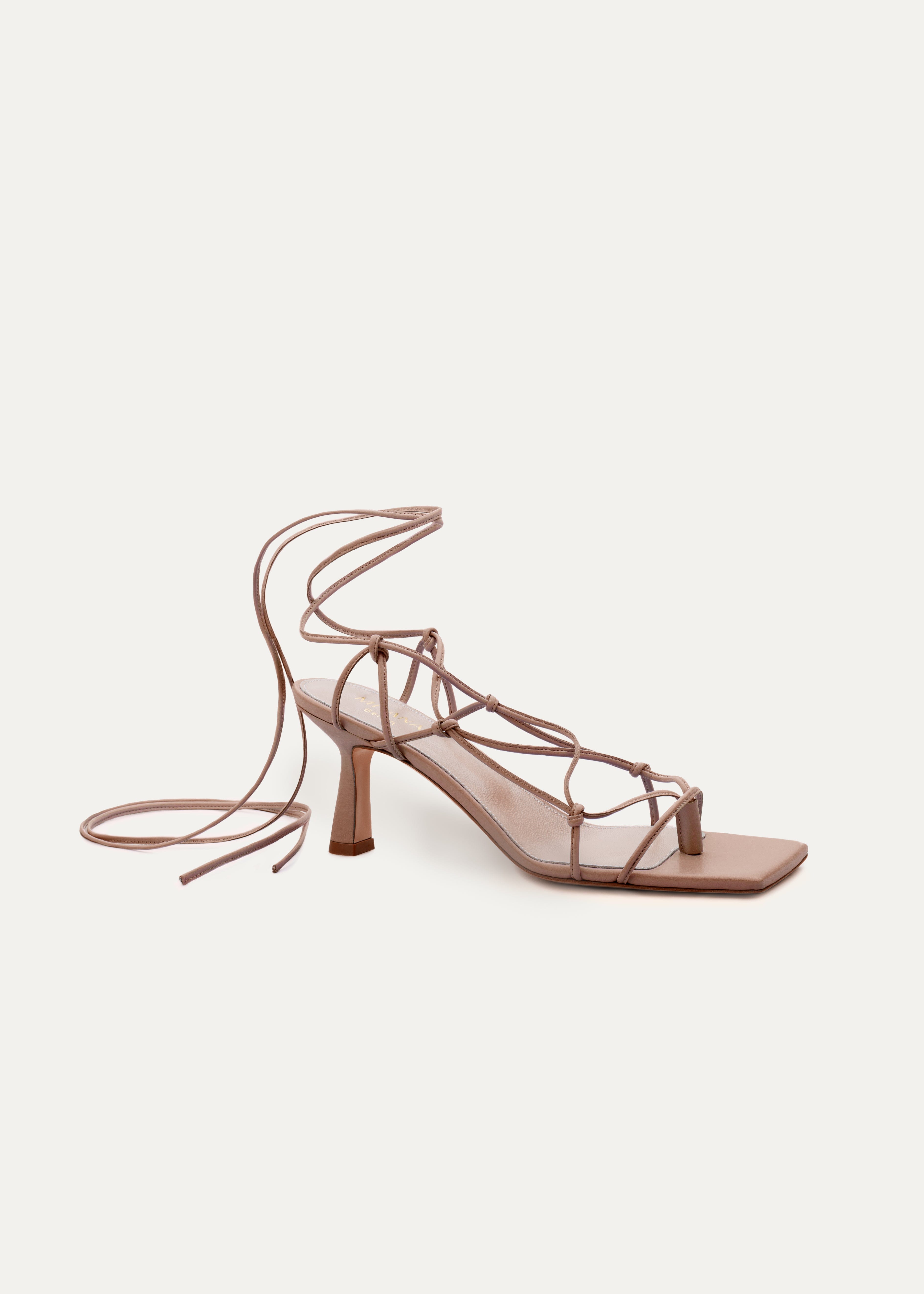 Gia Sandals in Brown made by Miyana Berlin