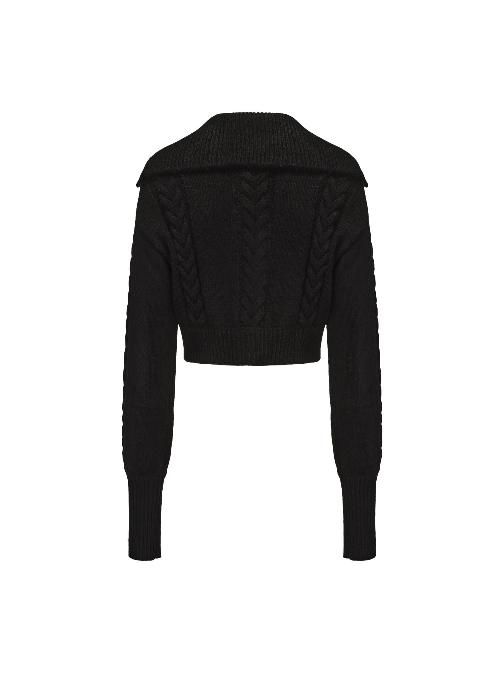 Addison Coat + Scarf Set (Black) made by Nana Jacqueline