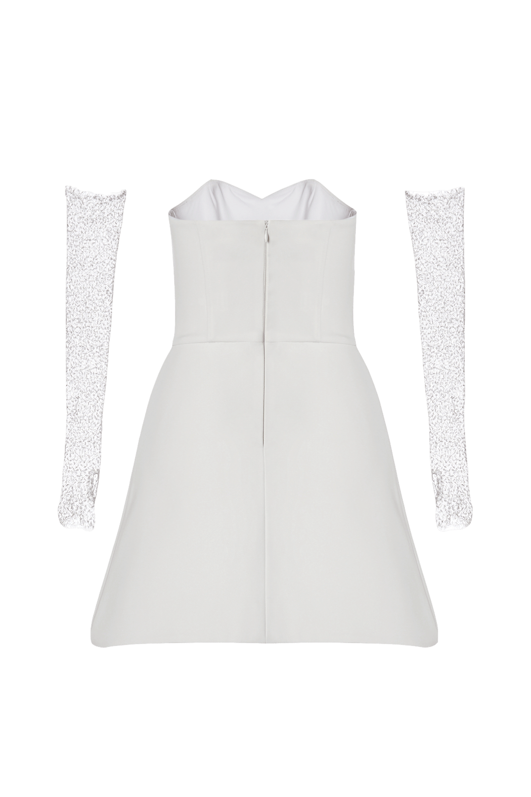 DINA DRESS in White made by Vestiaire d'un Oiseau Libre