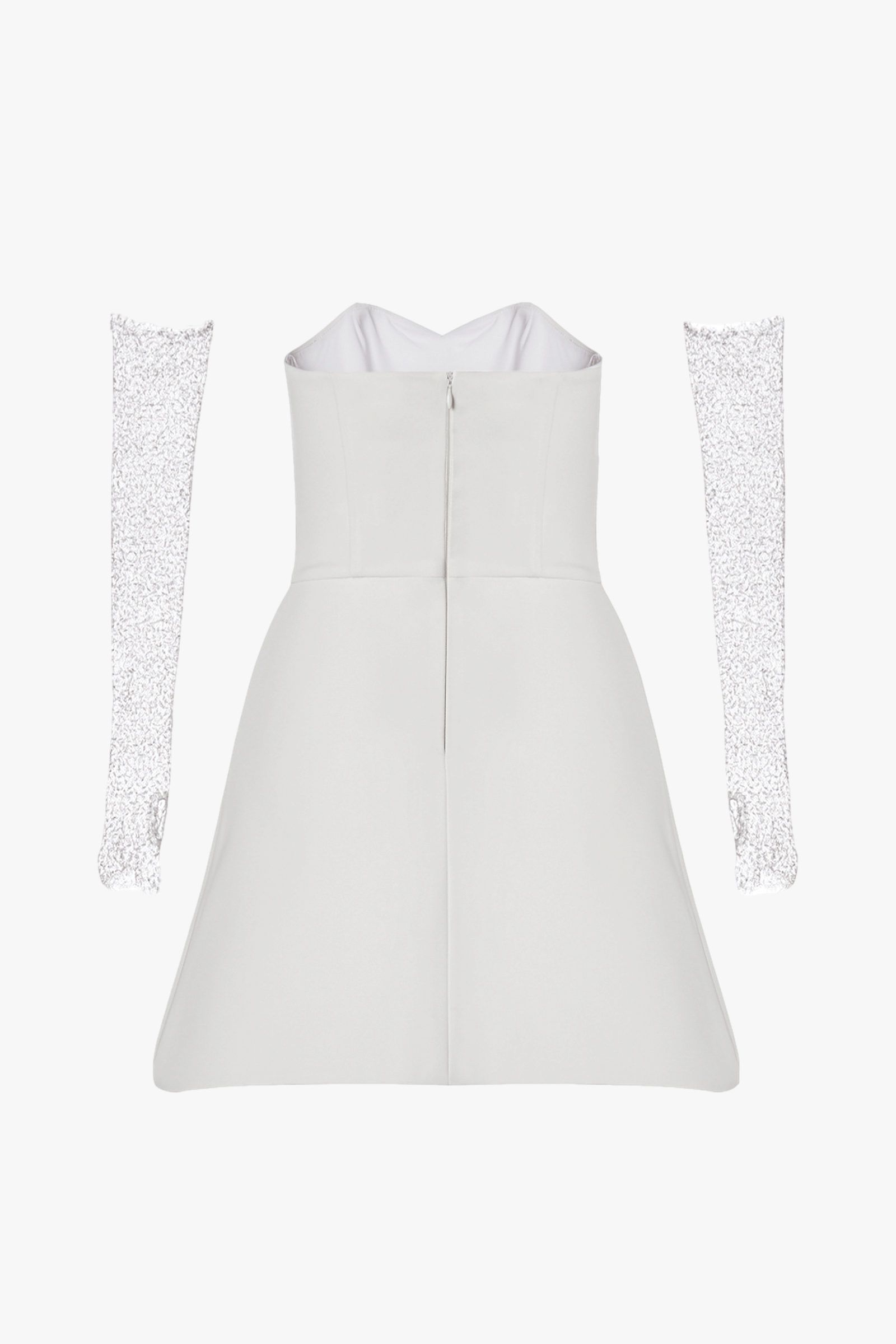 DINA DRESS in White made by Vestiaire d'un Oiseau Libre