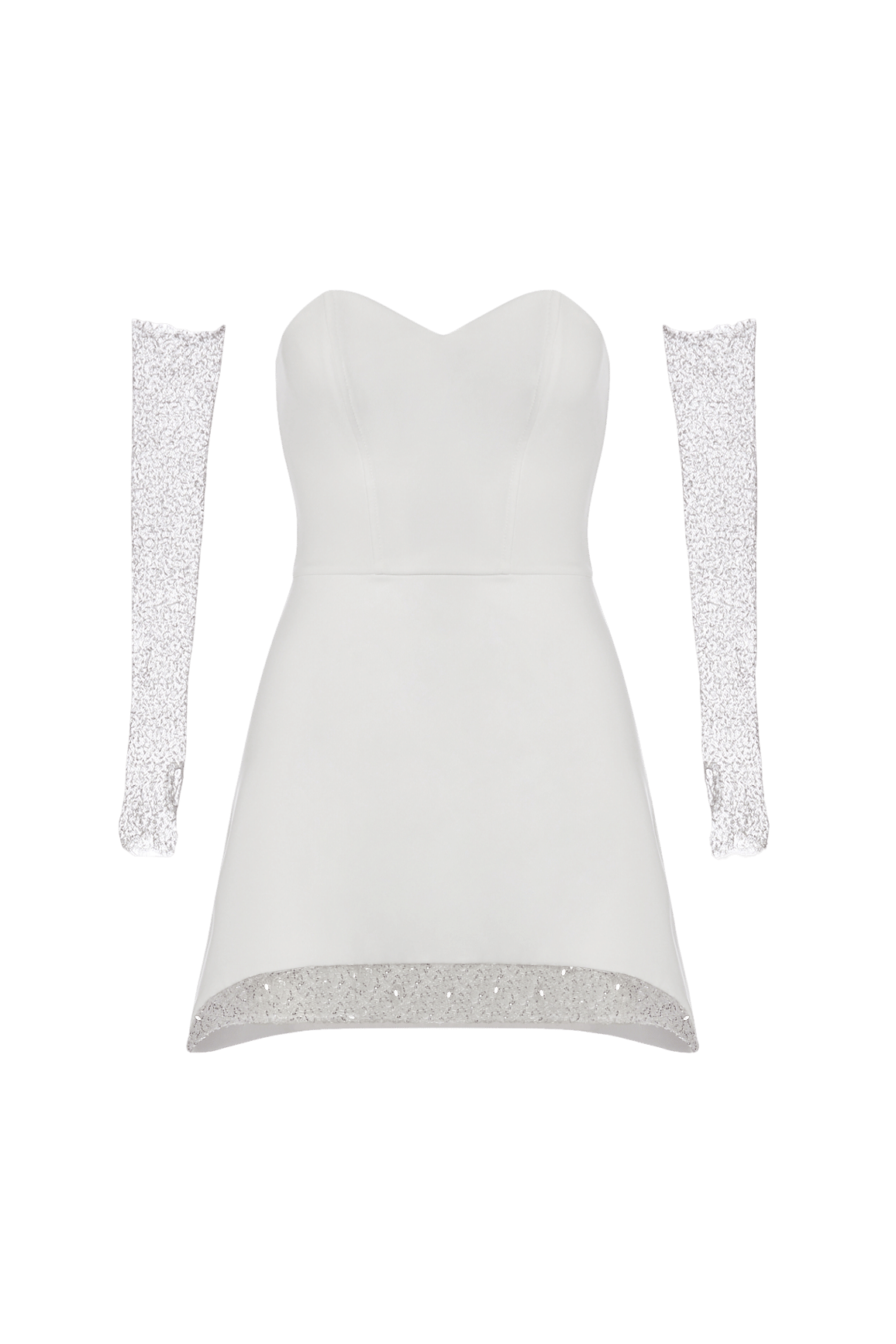 DINA DRESS in White made by Vestiaire d'un Oiseau Libre