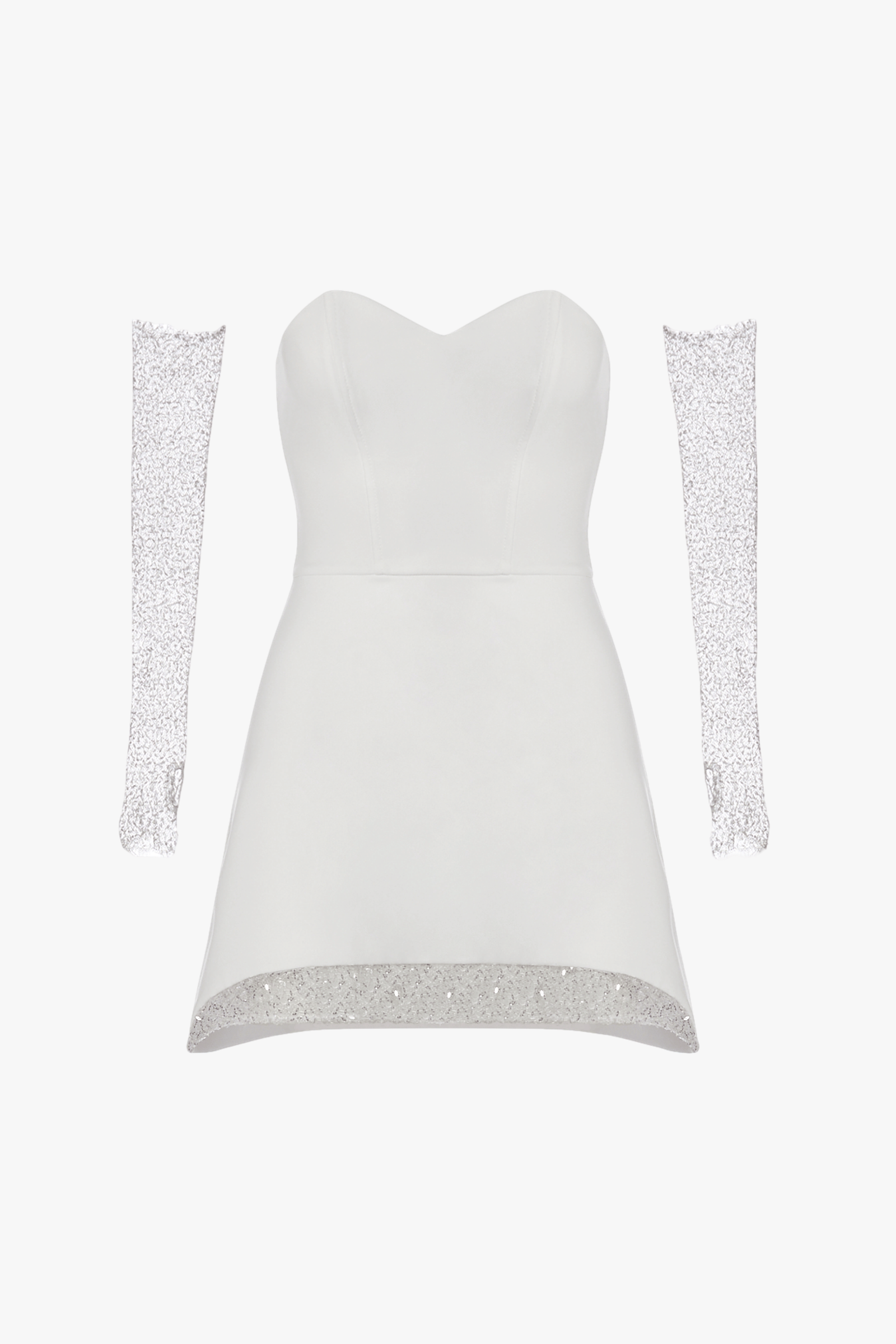 DINA DRESS in White made by Vestiaire d'un Oiseau Libre