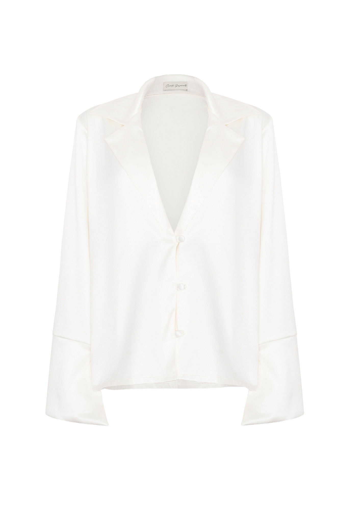 Lirio Shirt in White made by Camila Sarmiento