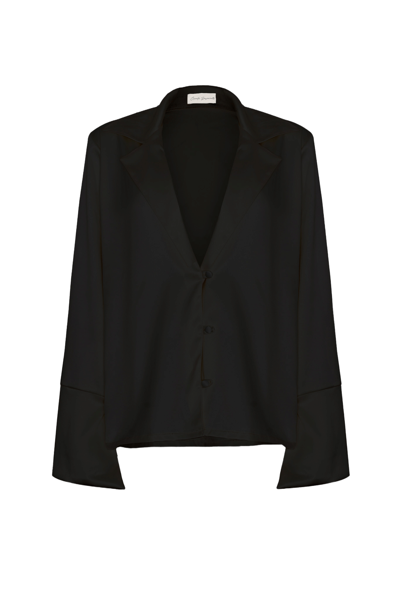 Lirio Shirt in Black made by Camila Sarmiento