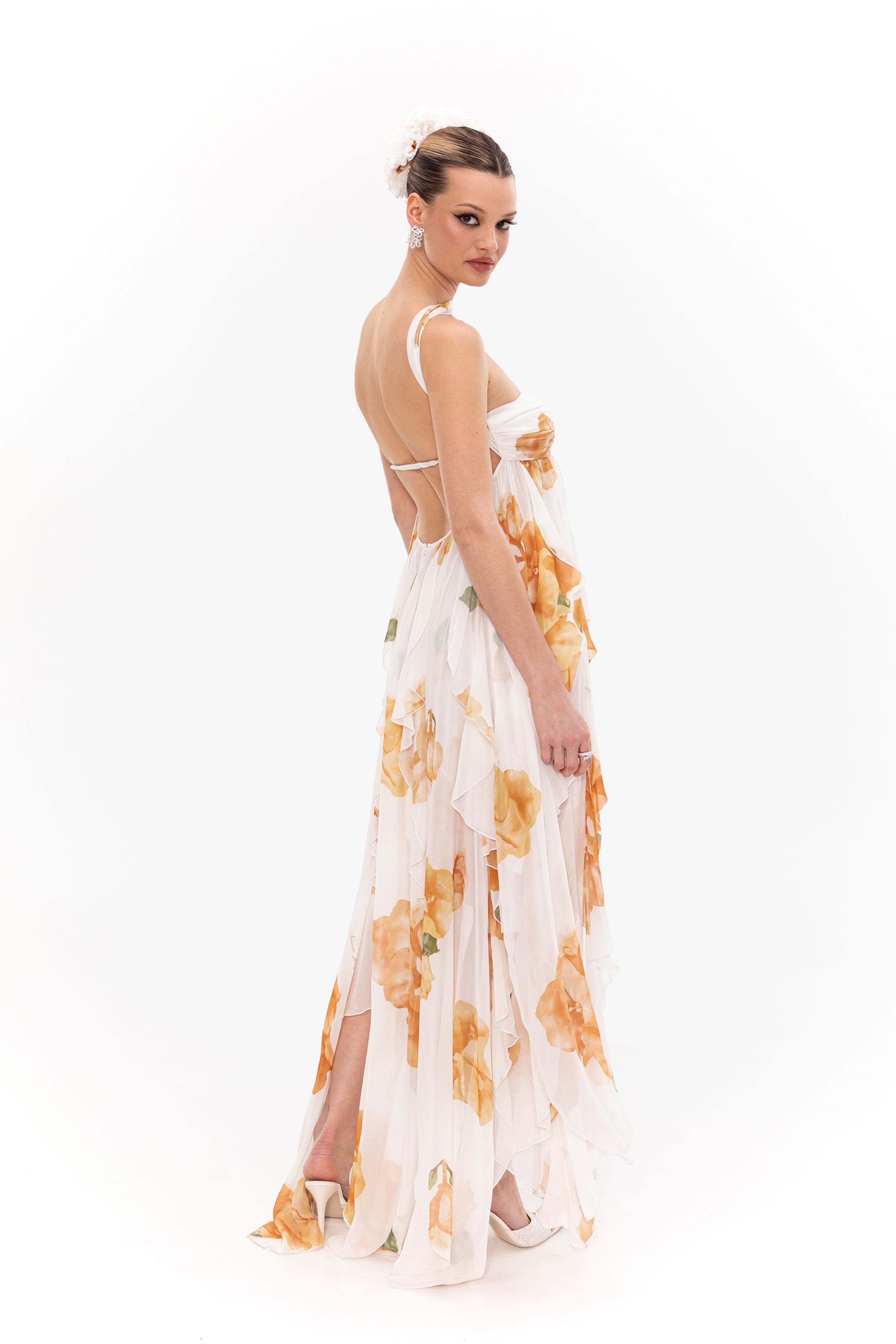 Mariah Dress (Floral) made by Nana Jacqueline