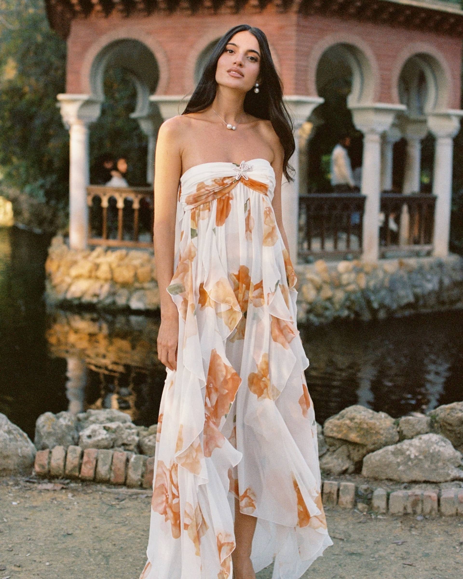 Mariah Dress (Floral) made by Nana Jacqueline