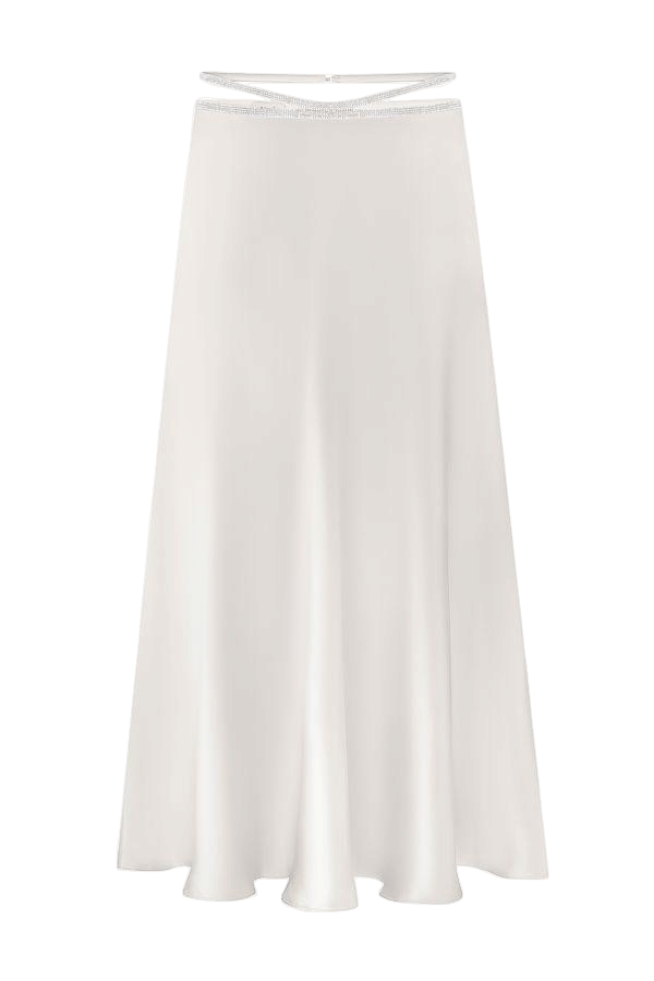 Silk skirt midi made by NUÉ