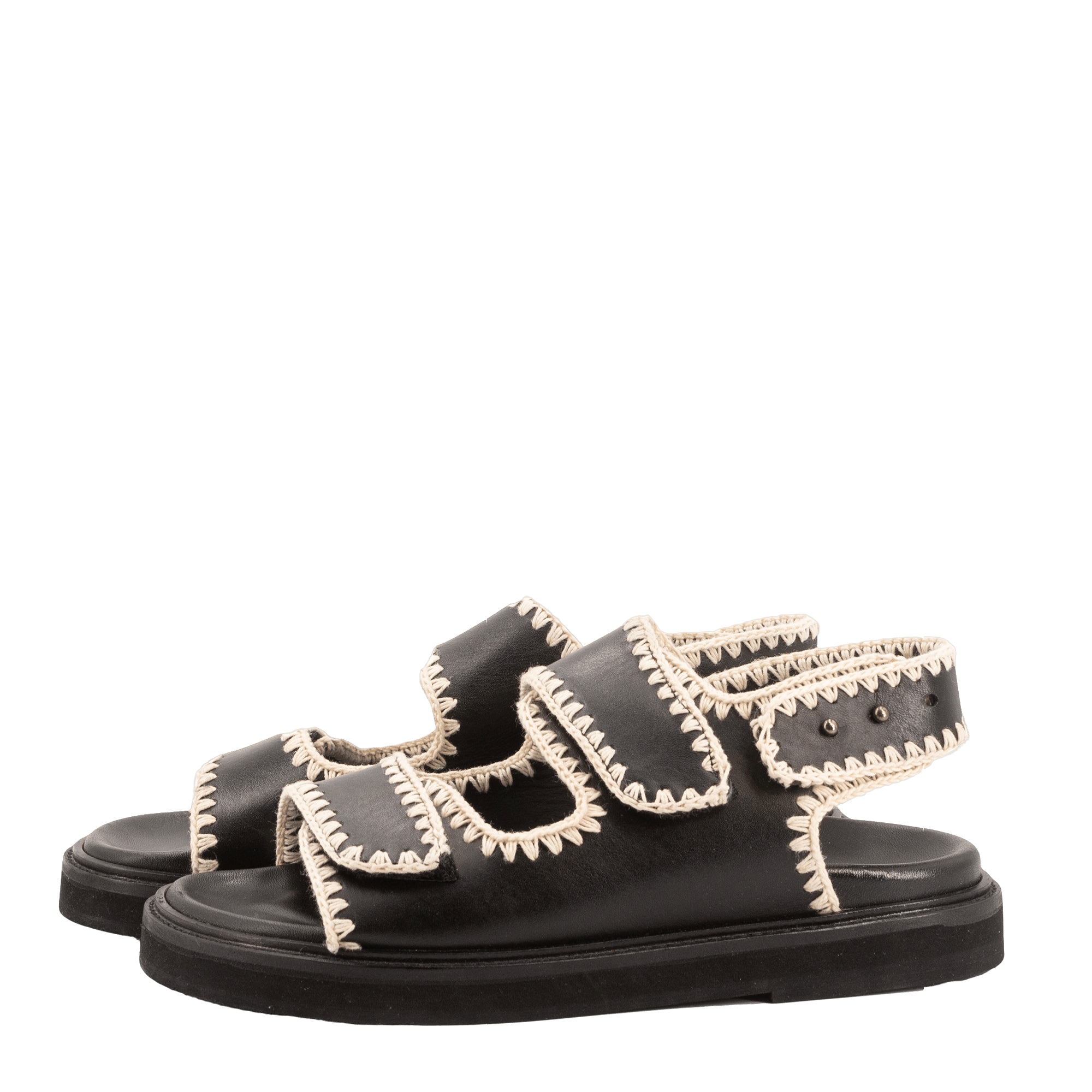 KRISTEN BLACK SANDALS made by Toral