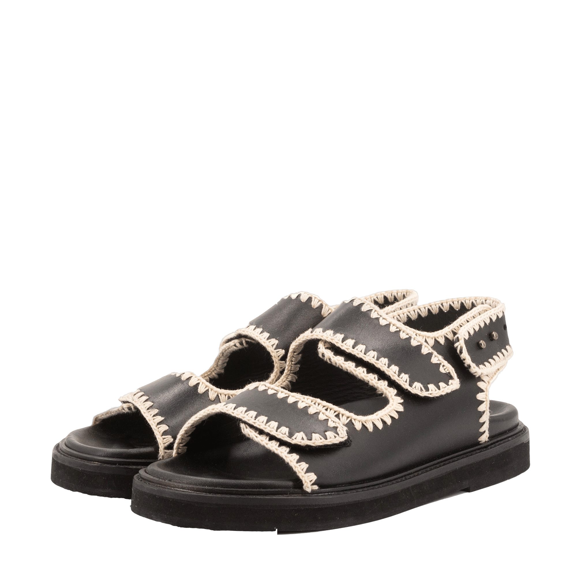 KRISTEN BLACK SANDALS made by Toral