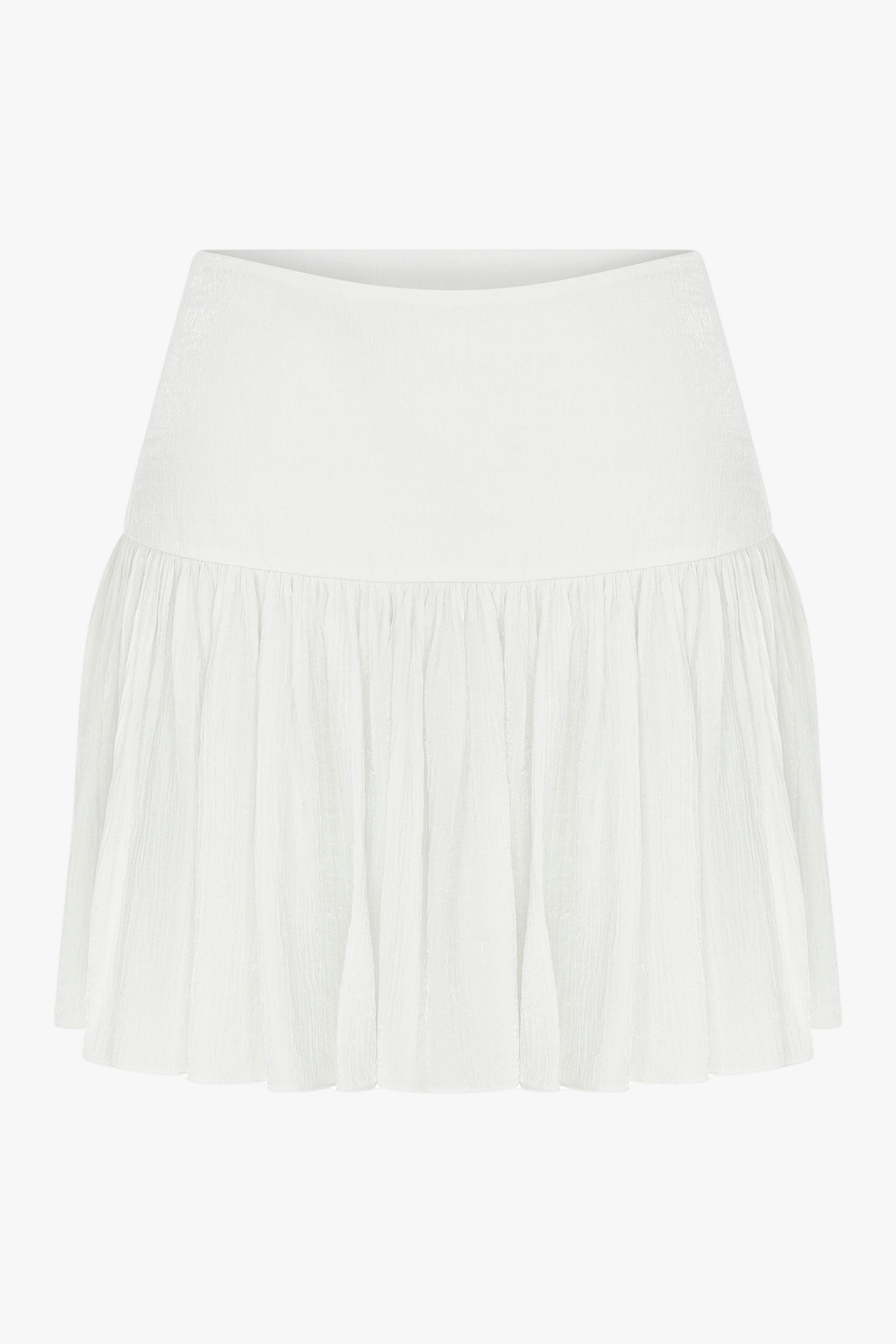 Lola Ruffled Mini Skirt made by Nazli Ceren