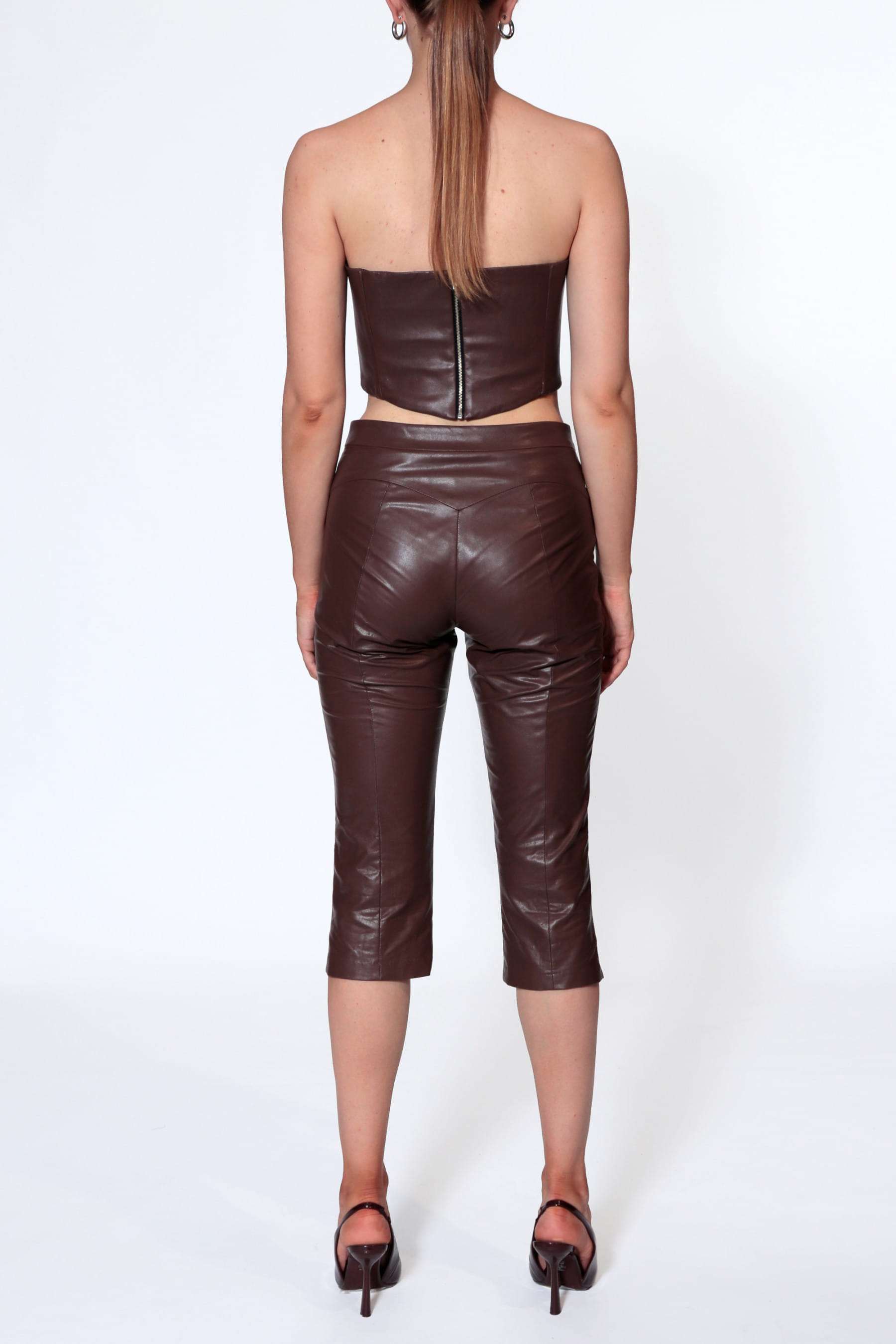 Corset Lara Chocolate Brown made by HALEWSKI