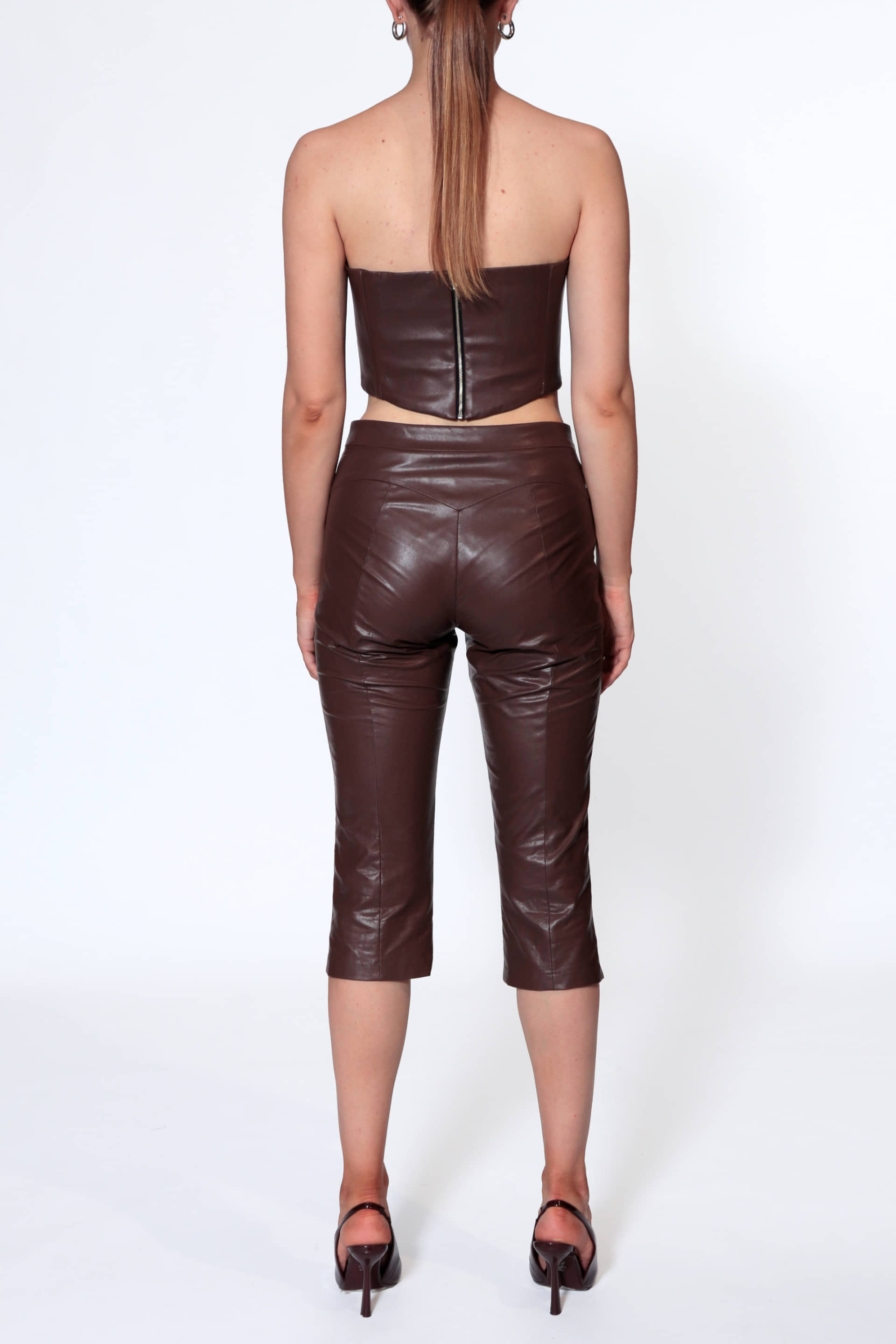 Corset Lara Chocolate Brown made by HALEWSKI