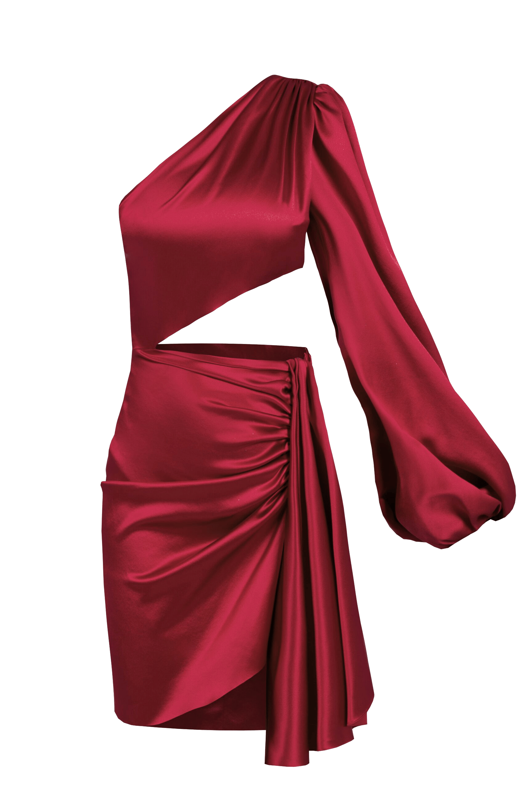 Side sleeve mini dress made by Maria Kokhia