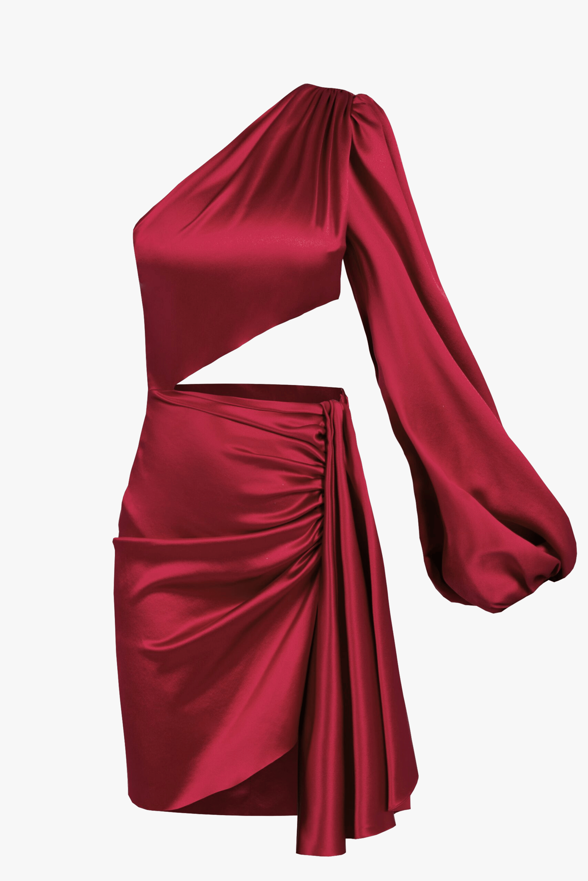 Side sleeve mini dress made by Maria Kokhia