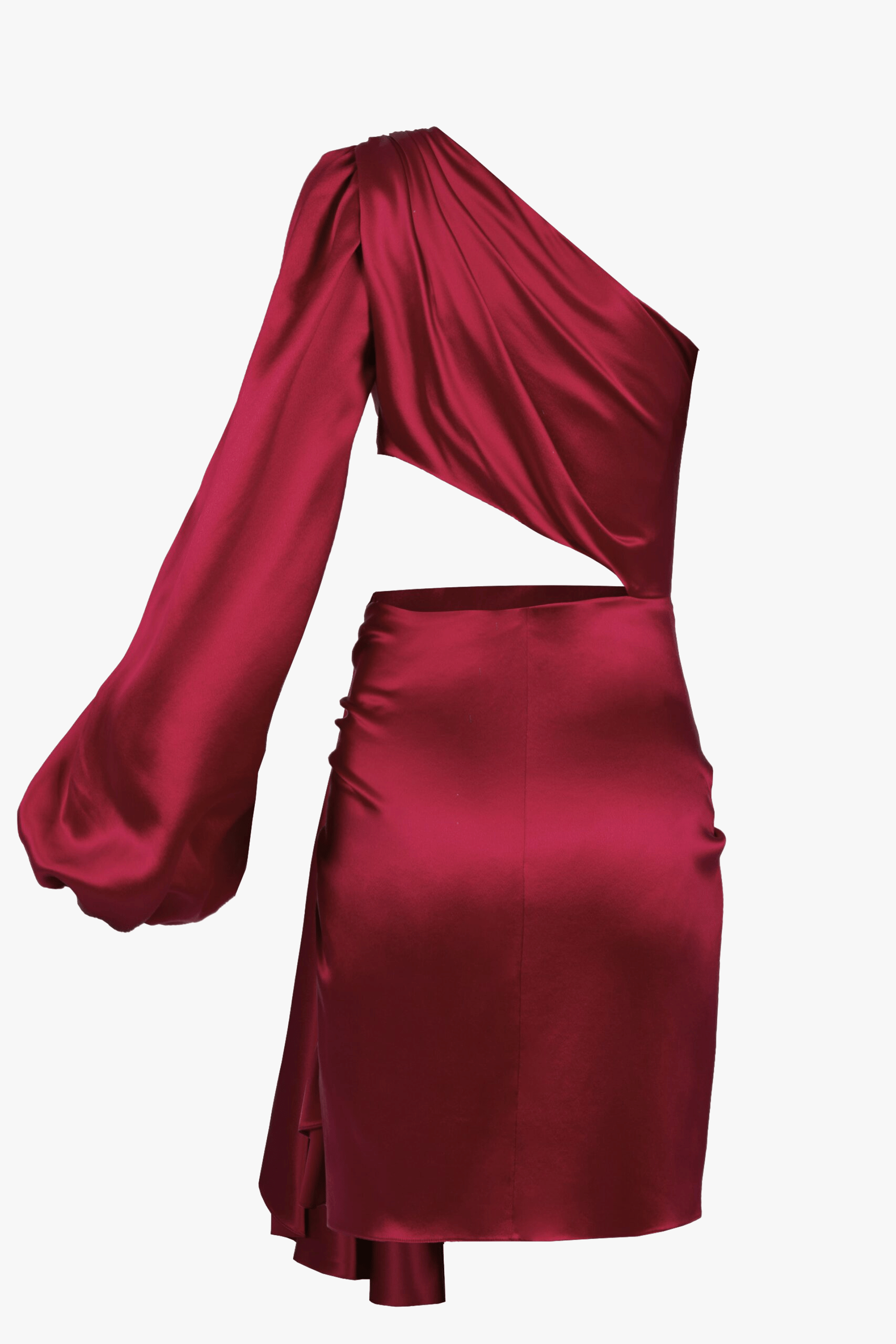 Side sleeve mini dress made by Maria Kokhia