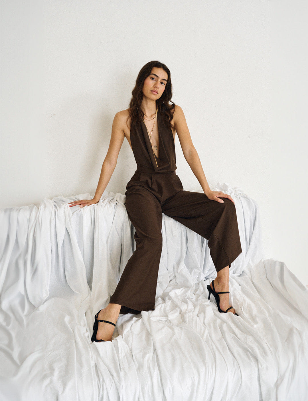 MIRIAM BODYSUIT BROWN - LIMITED EDITION made by 710 Studio