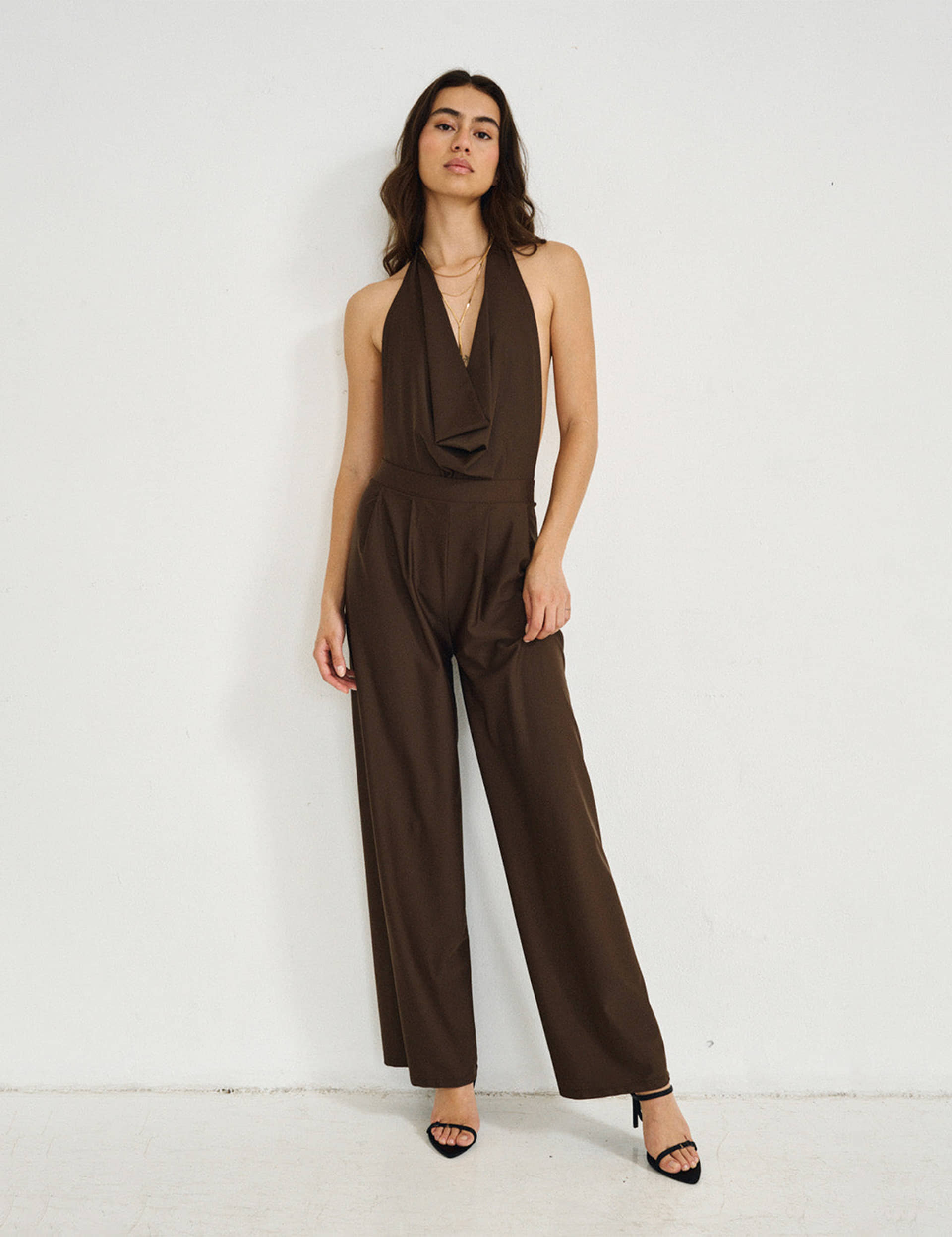 MIRIAM BODYSUIT BROWN - LIMITED EDITION made by 710 Studio
