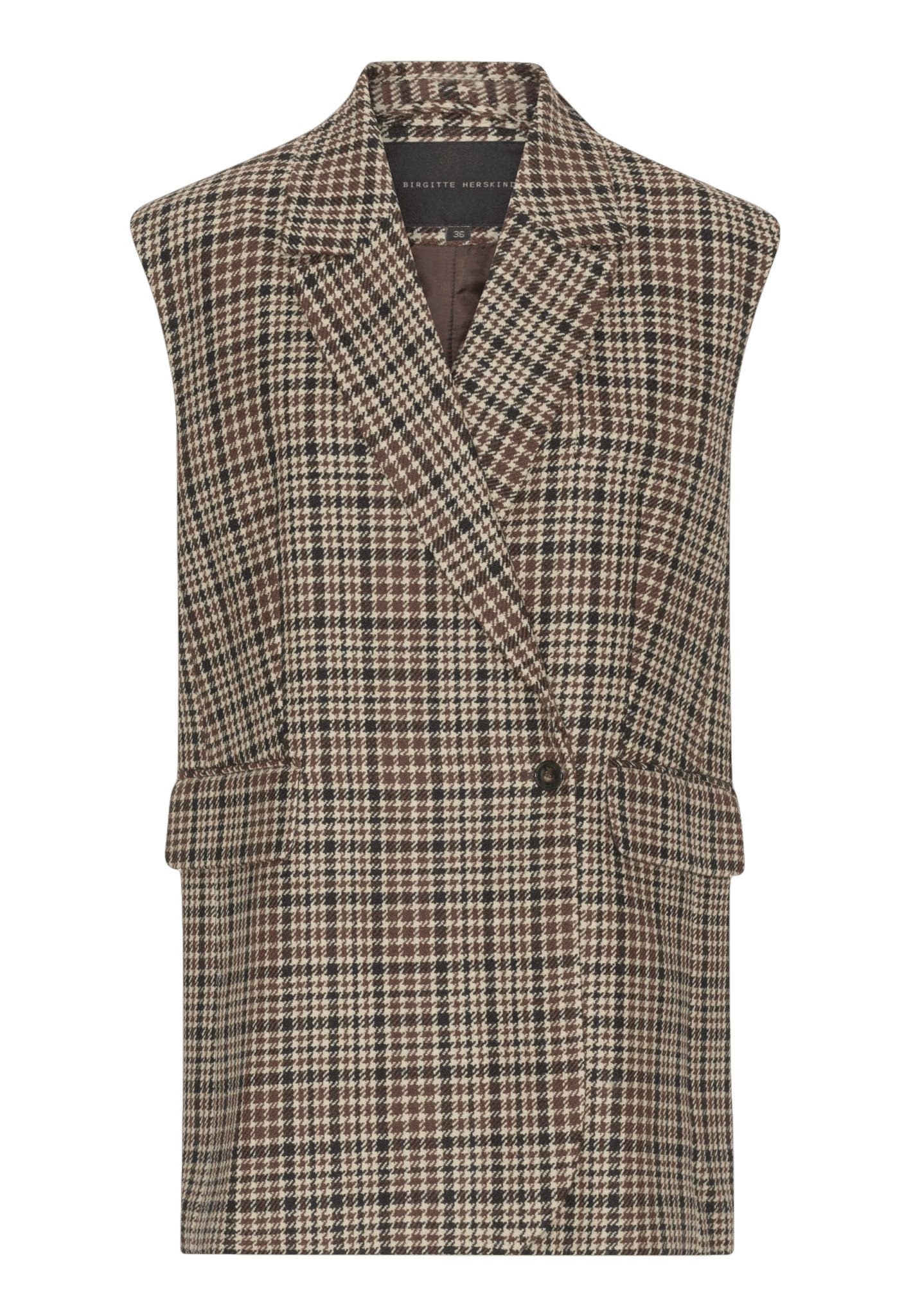 Walter Wool Vest - Checks made by HERSKIND