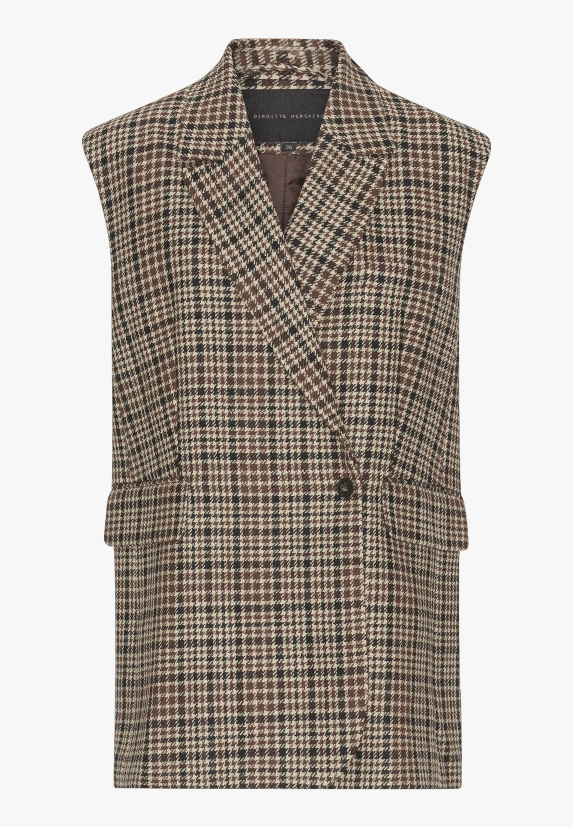Walter Wool Vest - Checks made by HERSKIND