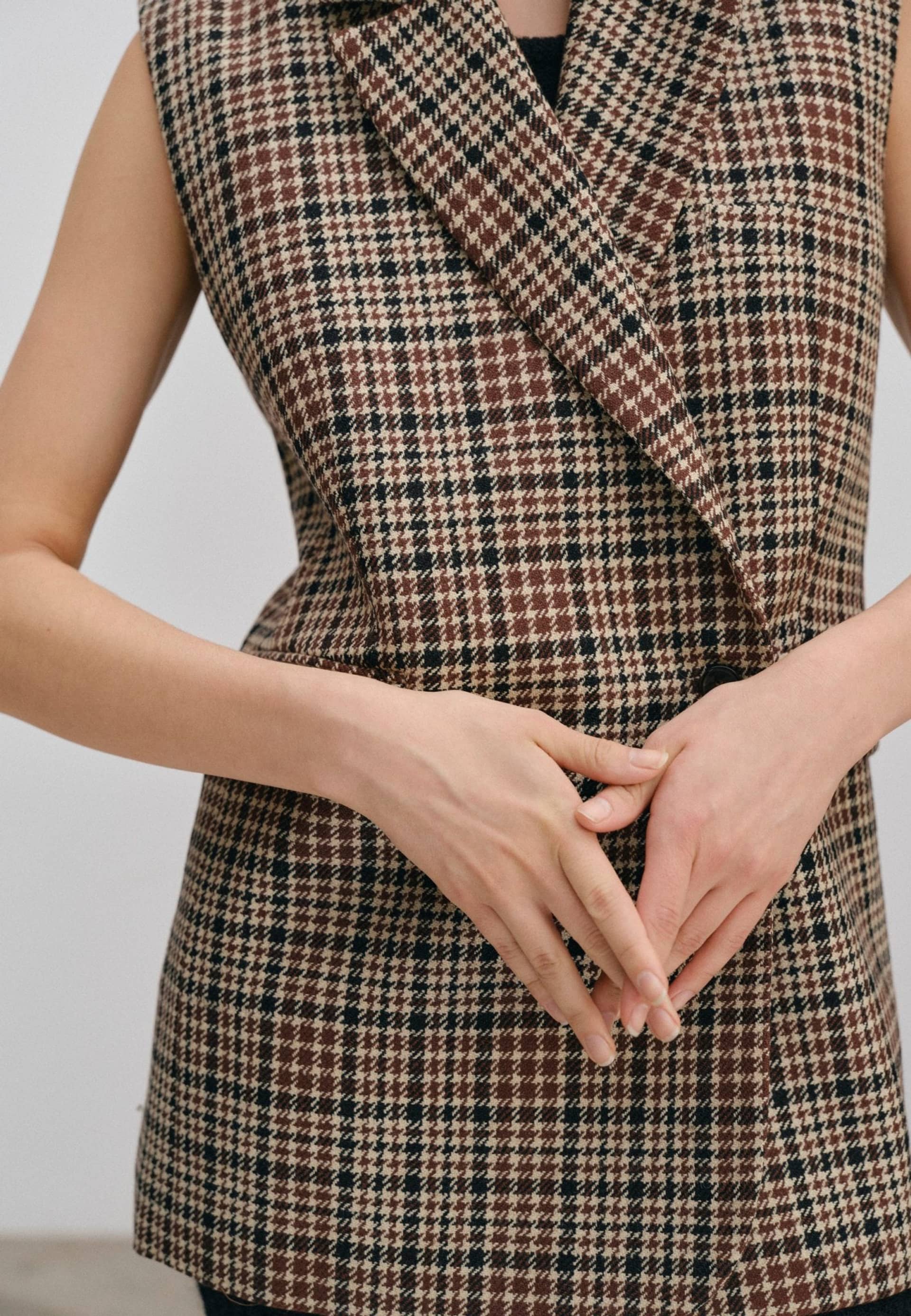 Walter Wool Vest - Checks made by HERSKIND