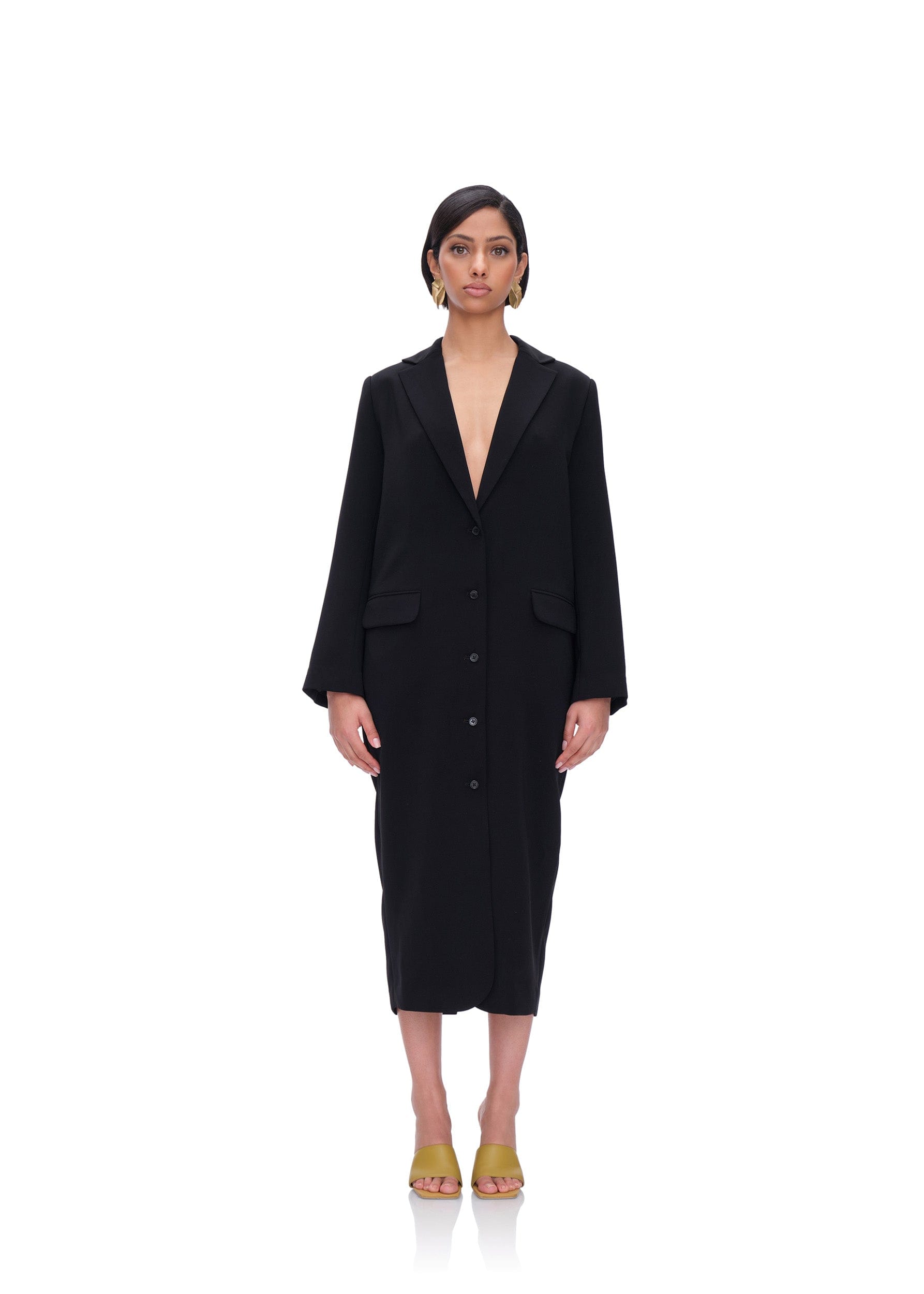 ZIA CORSET BLAZER DRESS - ONYX made by Andrea Iyamah