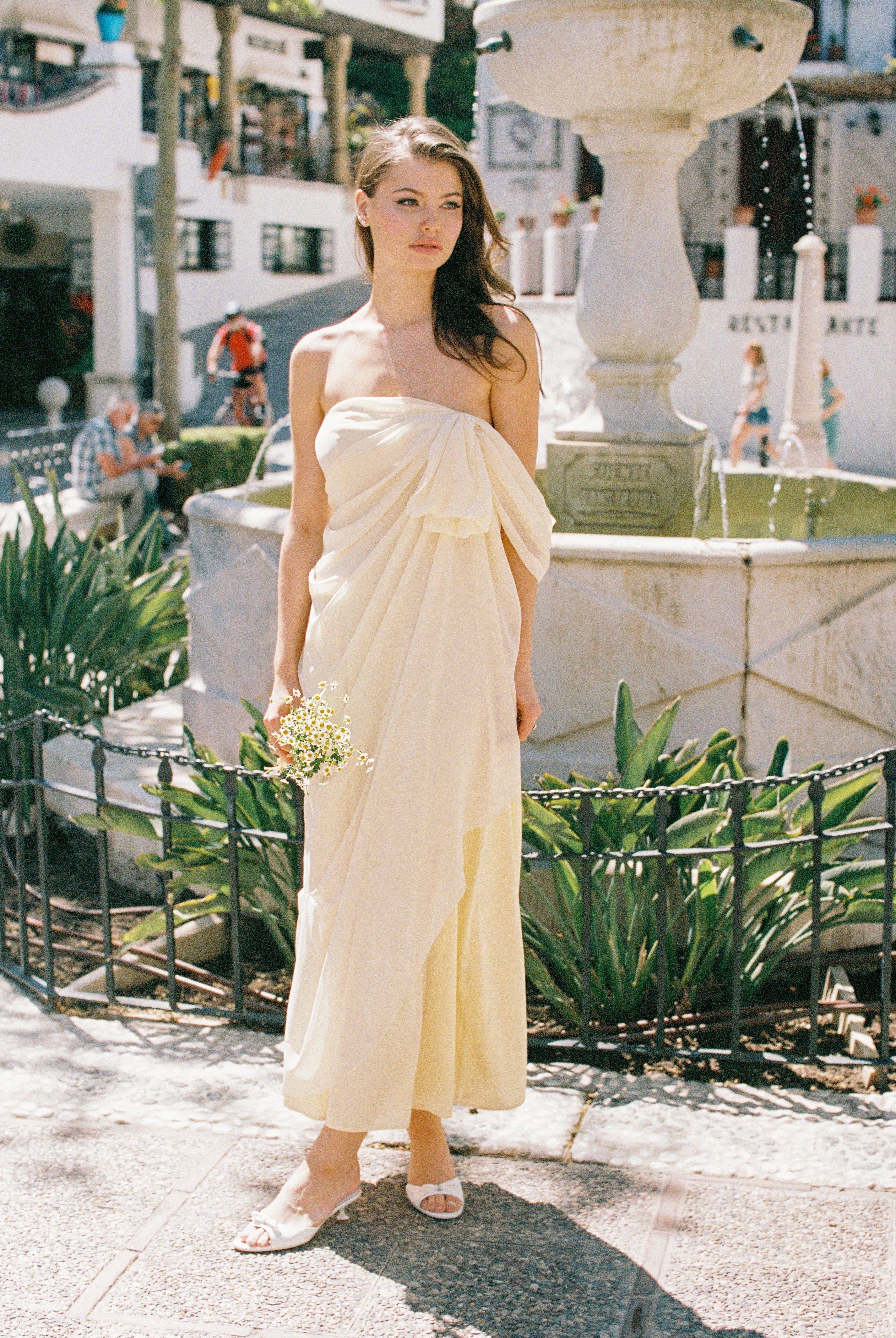 Lindsey Dress (Yellow) made by Nana Jacqueline